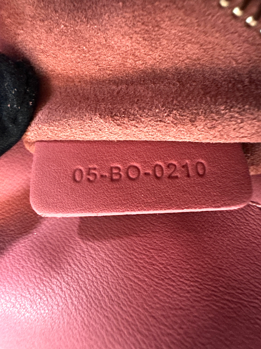 Christian Dior Lady Dior Pink Cannage Leather Handle Bag With Tonal Charms DR936