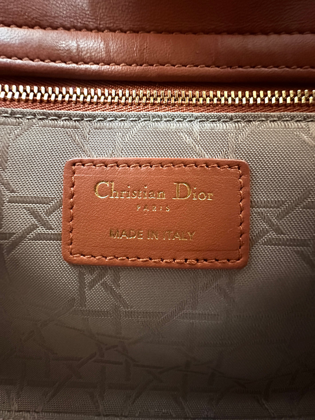 Christian Dior Lady Dior Pink Cannage Leather Handle Bag DR938