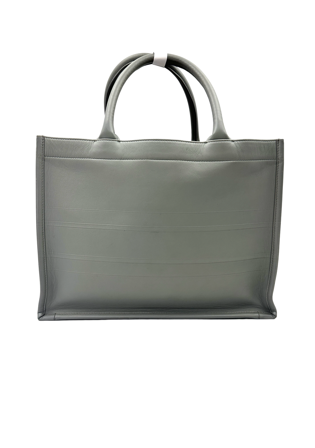 Christian Dior Grey Leather Book Tote Bag DR940