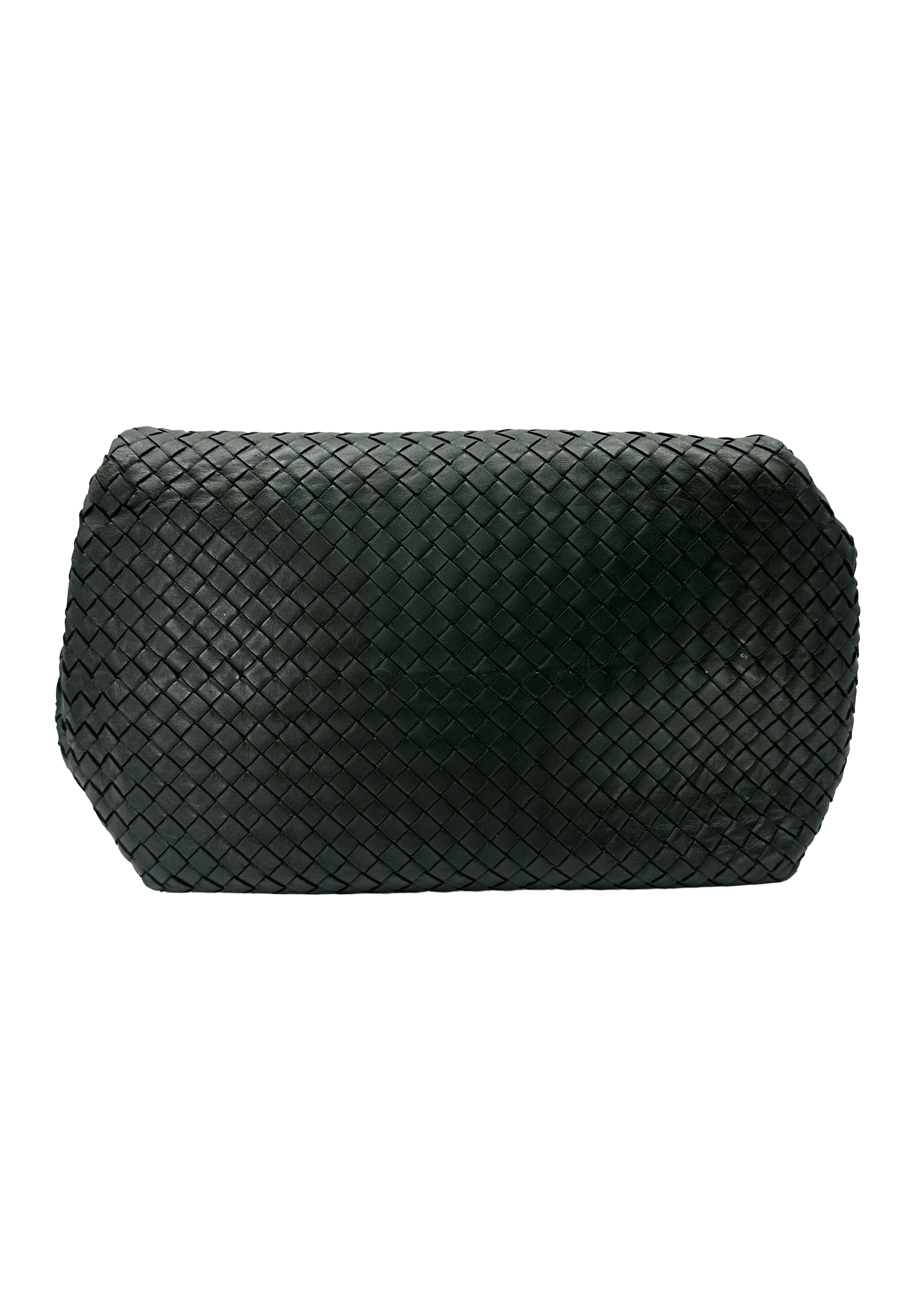 Bottega Veneta Green Intrecciato Parachute Bag BV147