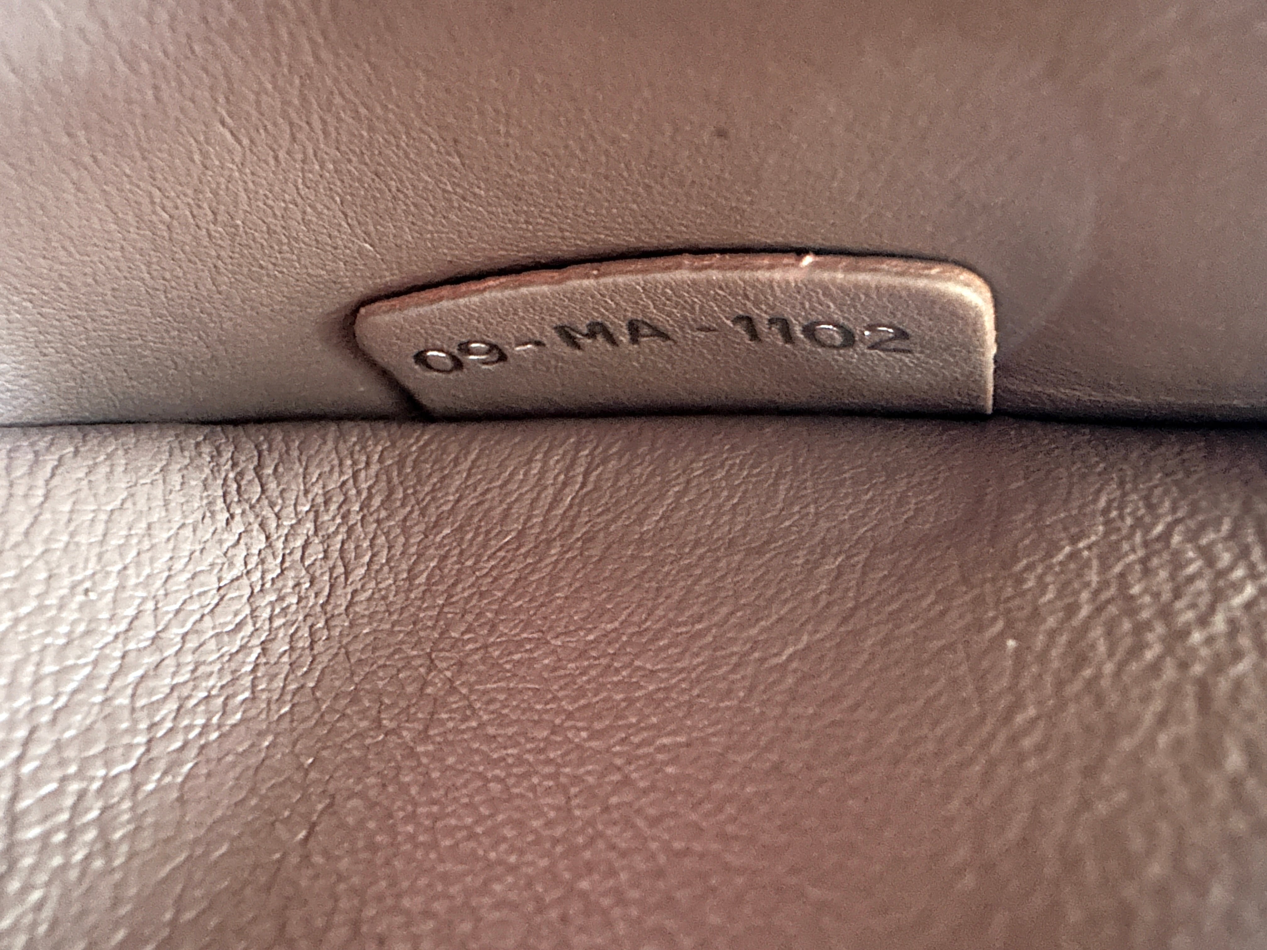 Christian Dior Diorissimo Purple Leather Handle Bag DR944