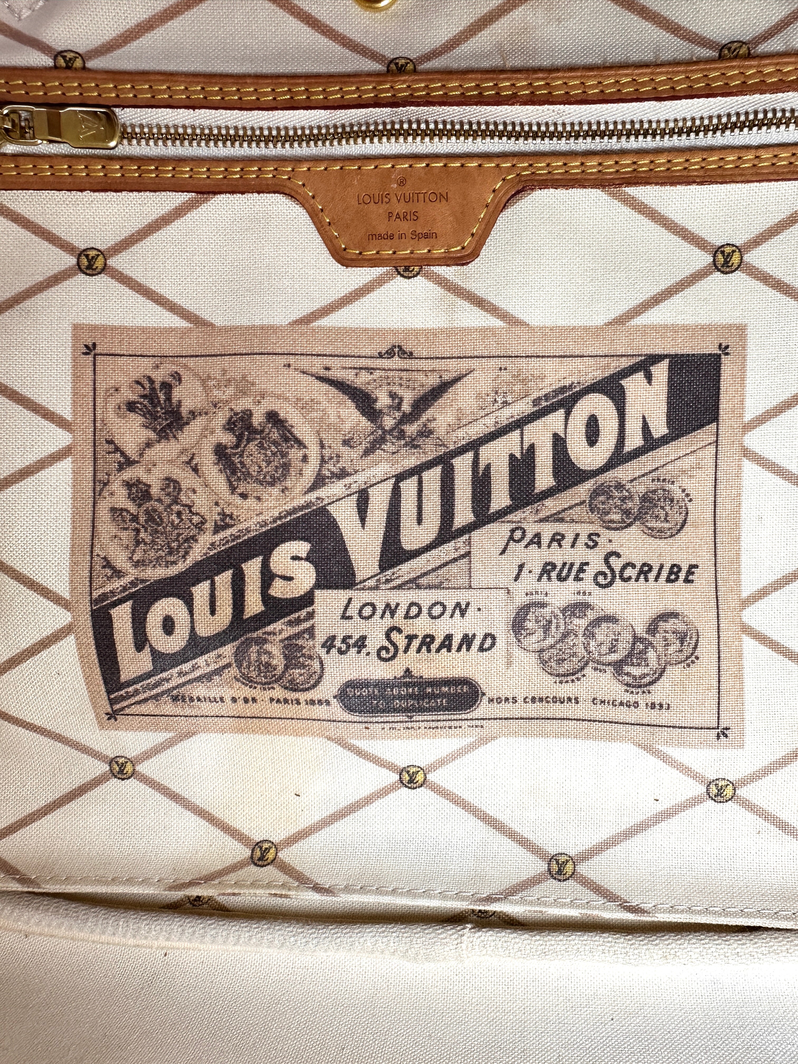 Louis Vuitton Neverfull MM Monogram Summer Trunks Handle Bag LV3365