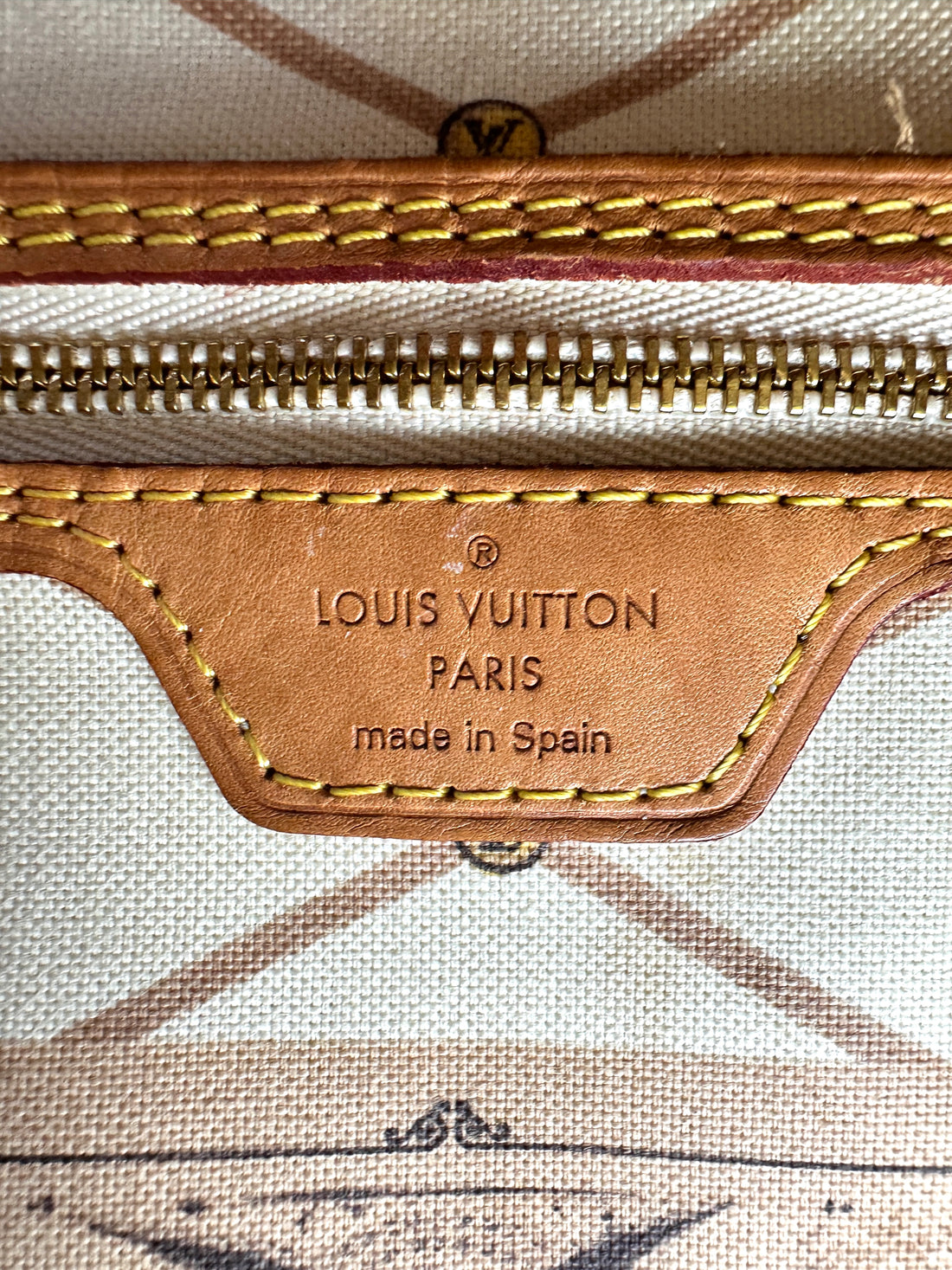 Louis Vuitton Neverfull MM Monogram Summer Trunks Handle Bag LV3365