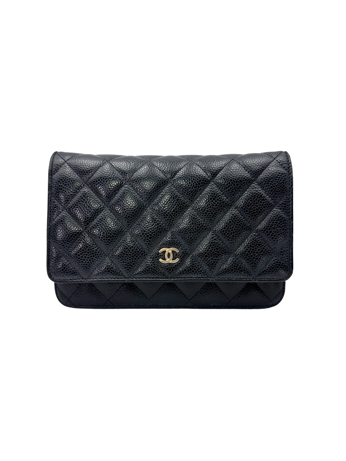 Chanel Black Quilted Leather Wallet On Chain(29***12) CC2590