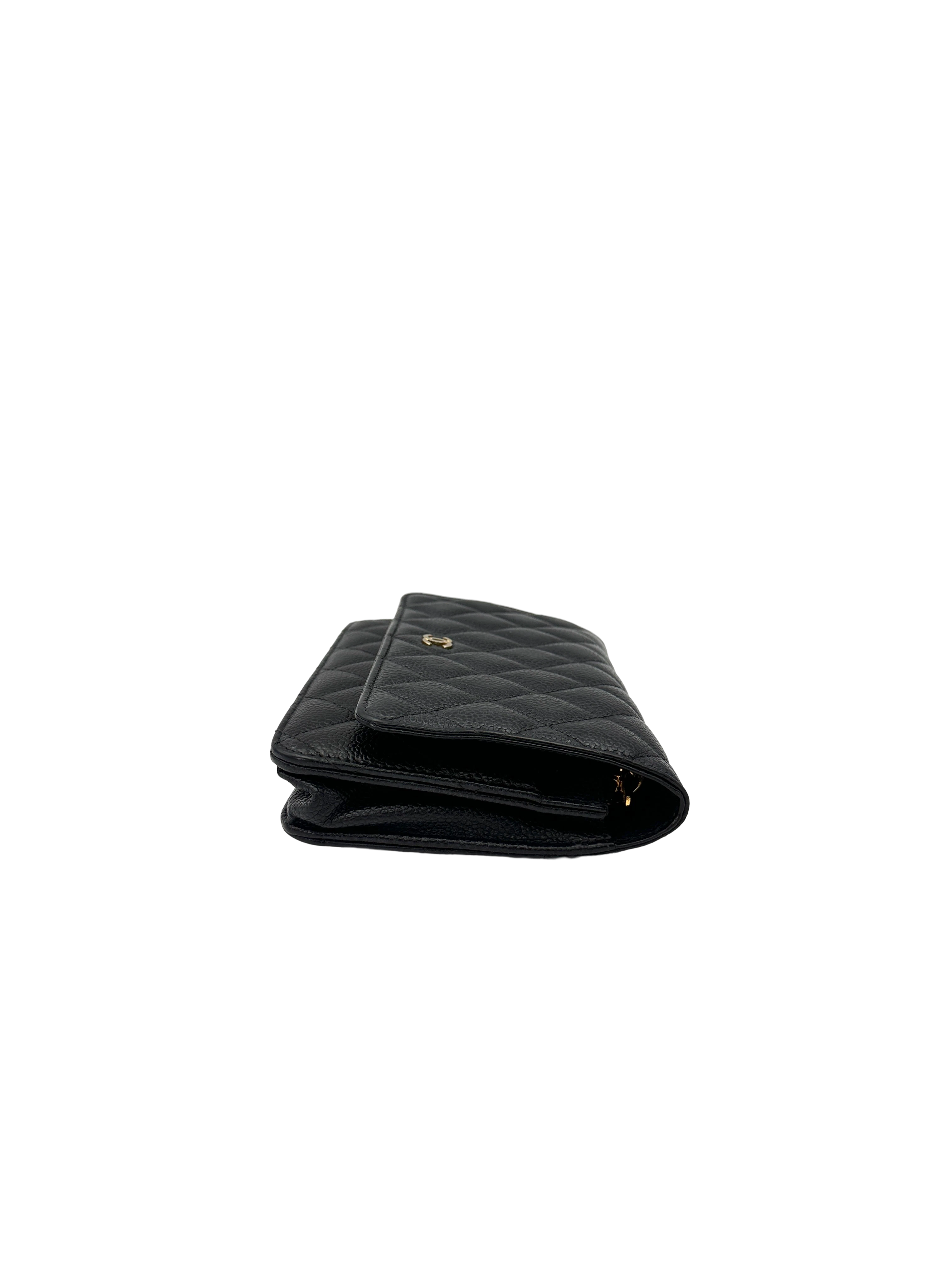 Chanel Black Quilted Leather Wallet On Chain(29***12) CC2590