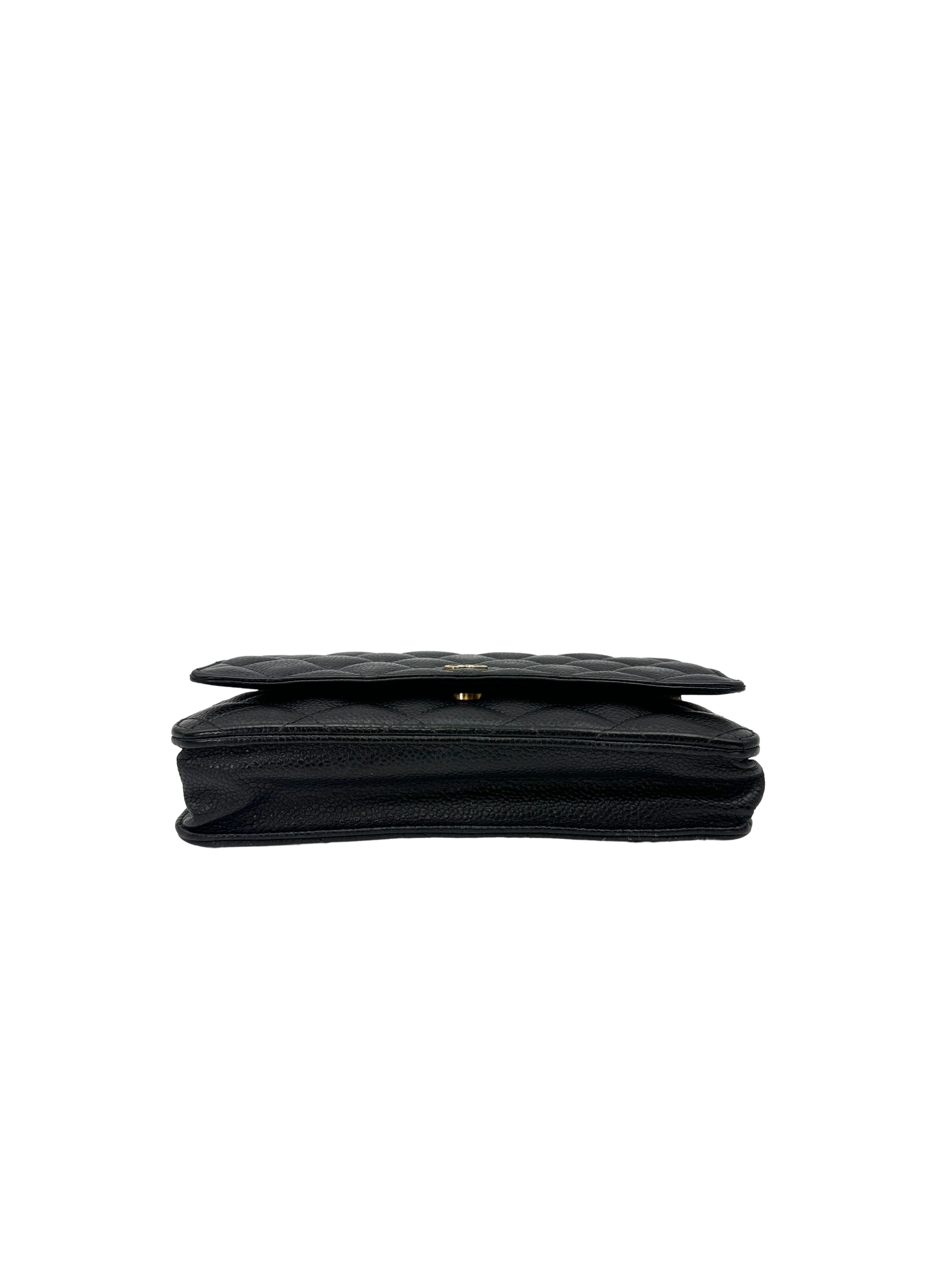Chanel Black Quilted Leather Wallet On Chain(29***12) CC2590