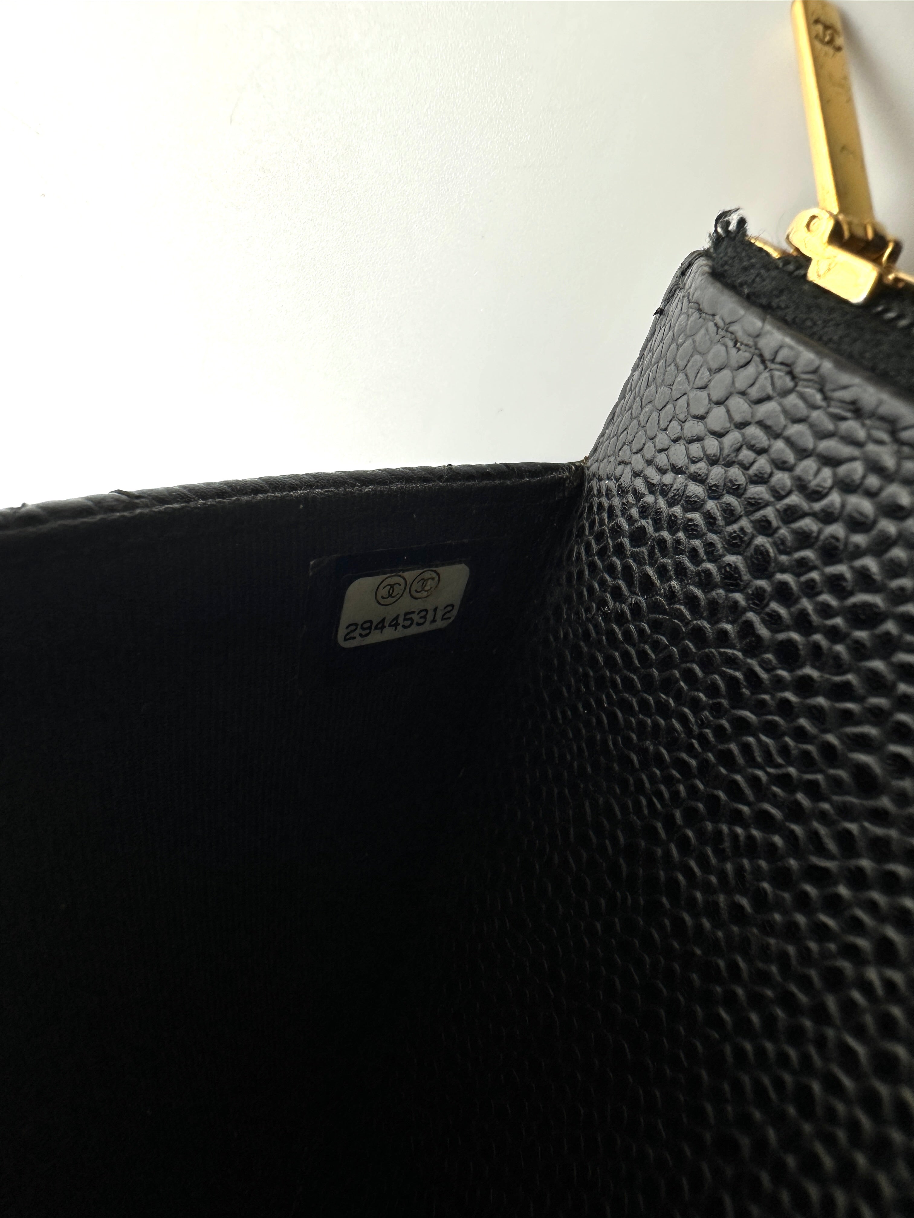 Chanel Black Quilted Leather Wallet On Chain(29***12) CC2590