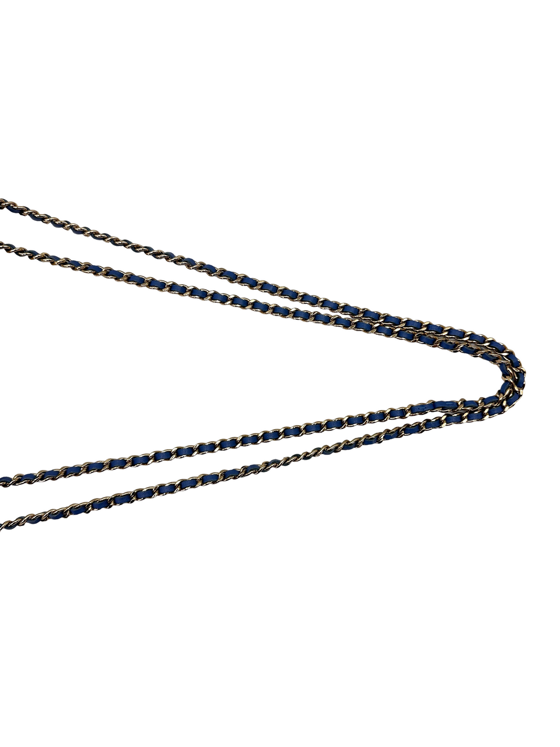 Chanel Trendy CC Blue Quilted Leather Wallet On Chain(27***35) CC2591