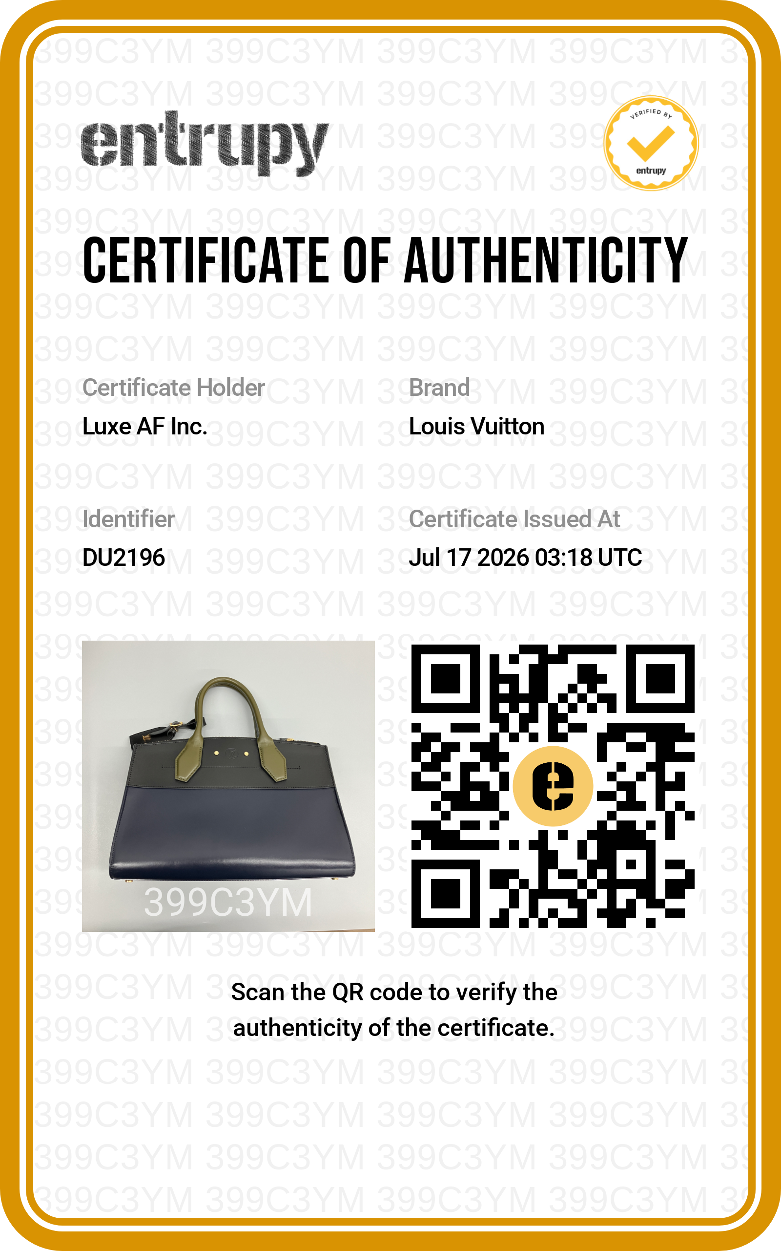 Louis Vuitton City Steamer Black Taurillon Leather Handle Bag LV3354