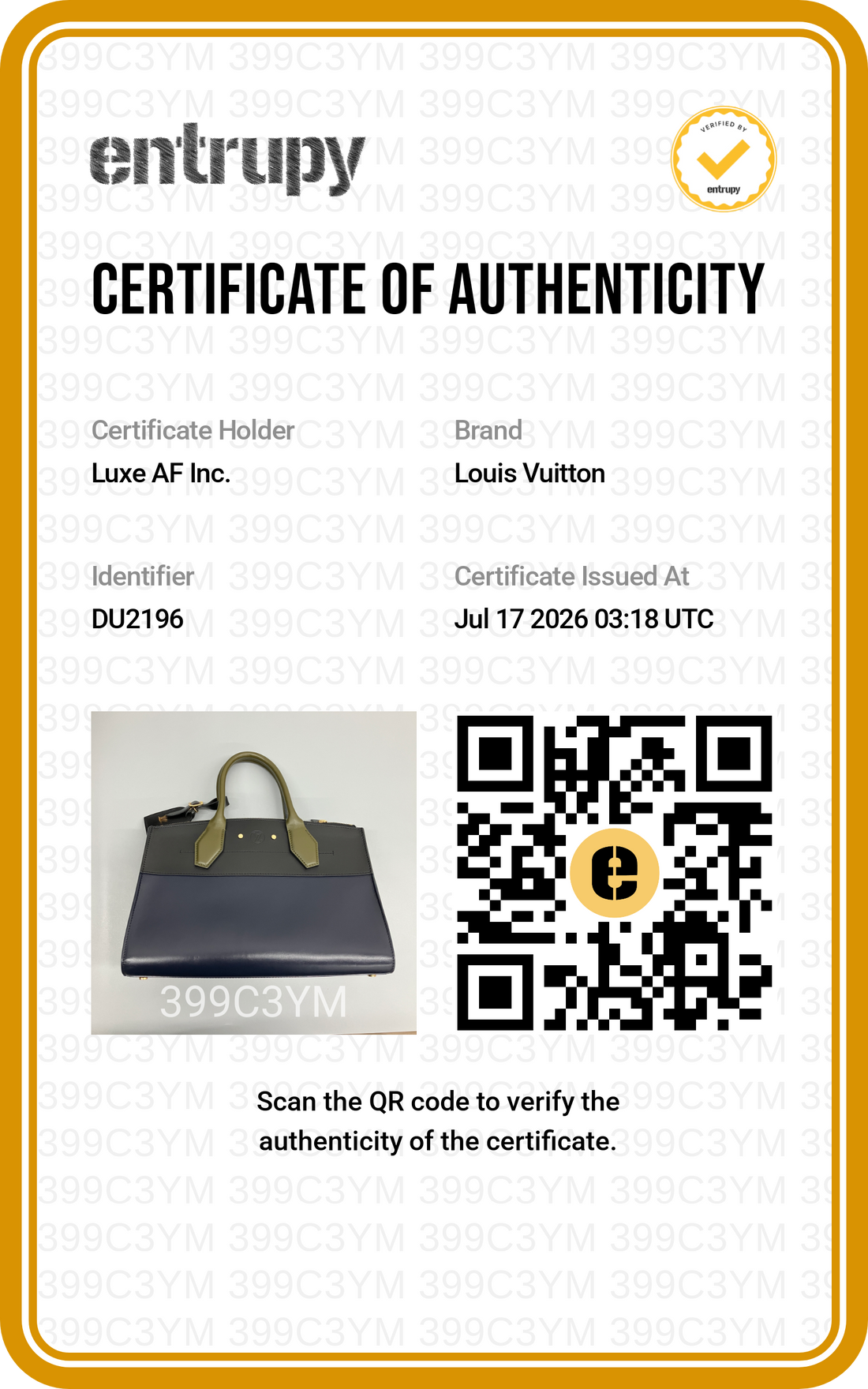 Louis Vuitton City Steamer Black Taurillon Leather Handle Bag LV3354