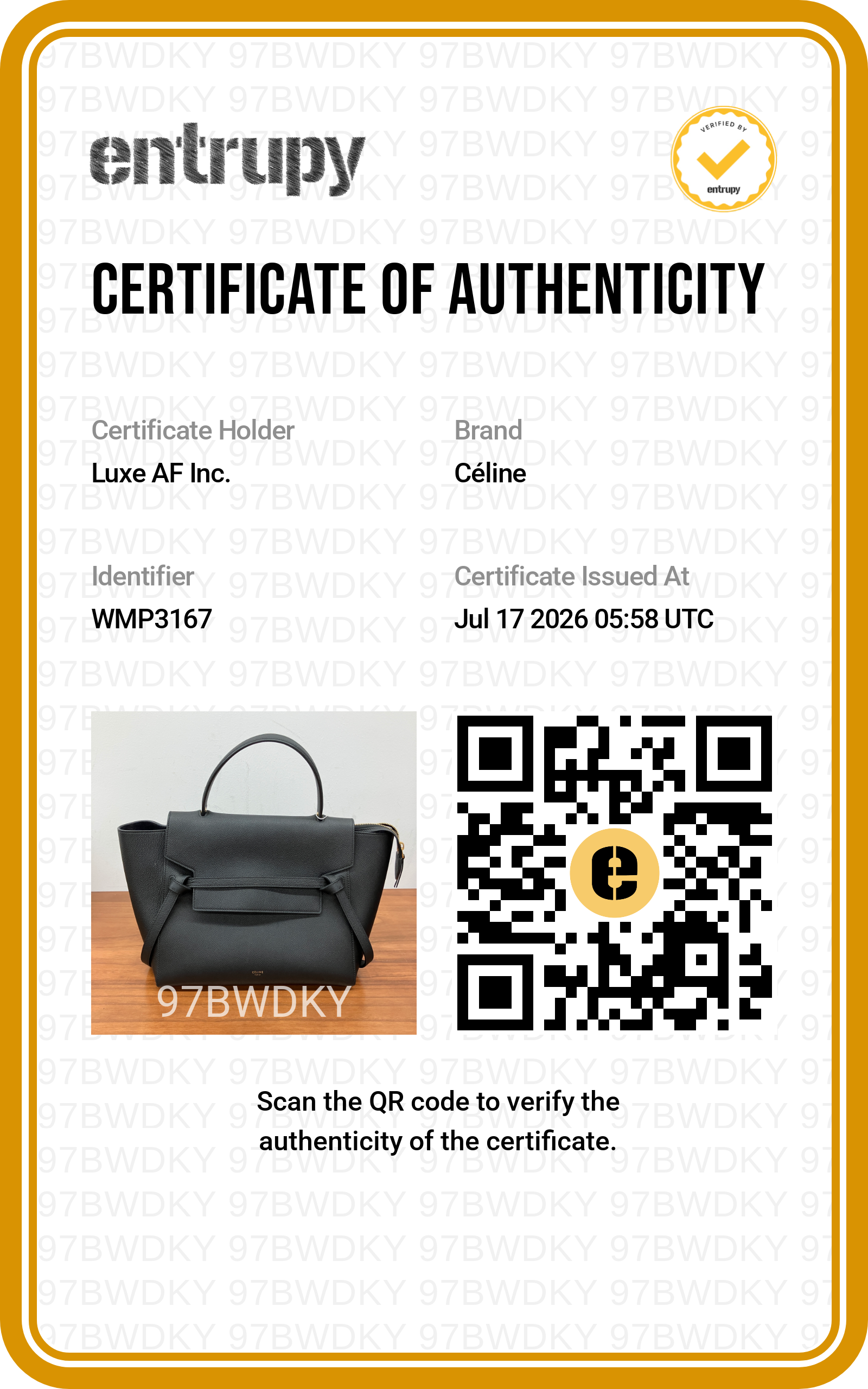 Celine Black Leather Medium Size Belt Handle Bag CE195