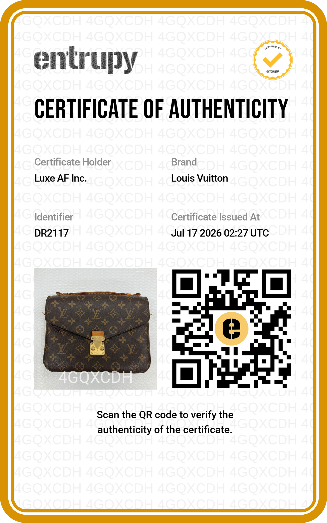 Louis Vuitton Monogram Canvas Pochette Metis LV3355