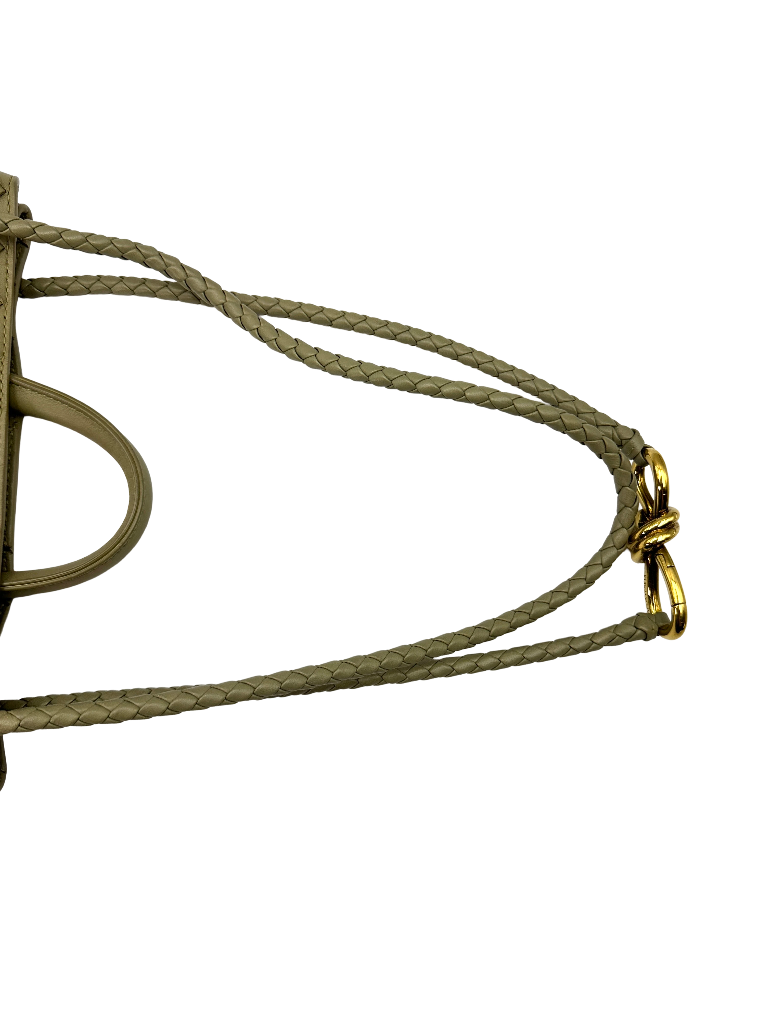 Bottega Veneta Andiamo Green Intrecciato Tote Handle Bag BV148