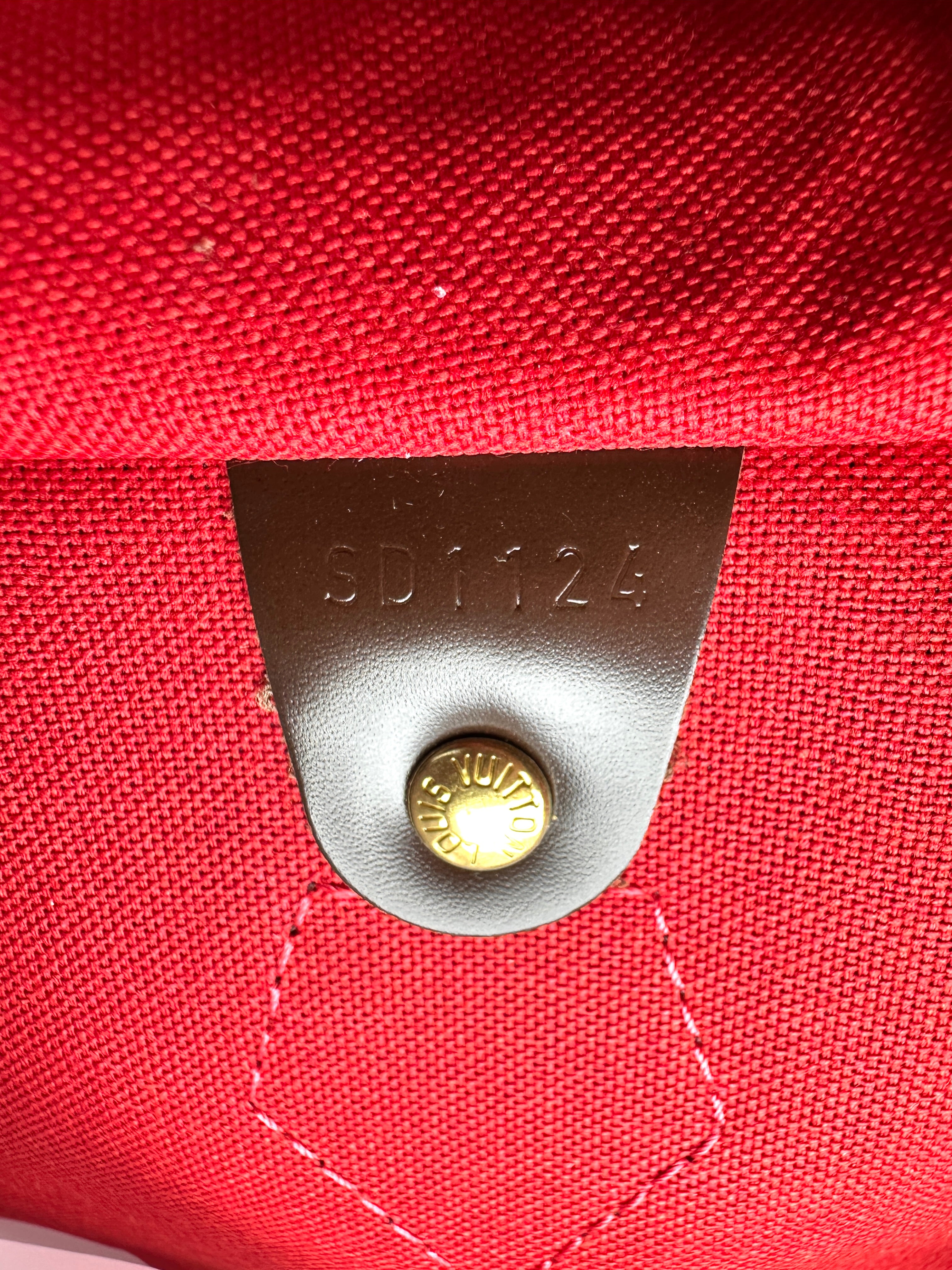 Louis Vuitton Speedy30 Damier Ebene Handle Bag LV3369