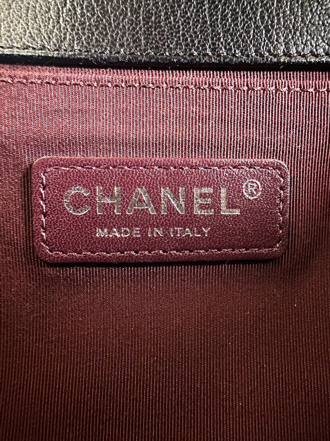Chanel LeBoy Black Quilted Leather Medium Size Flap Bag With Silver Buckle(21***57) CC2595