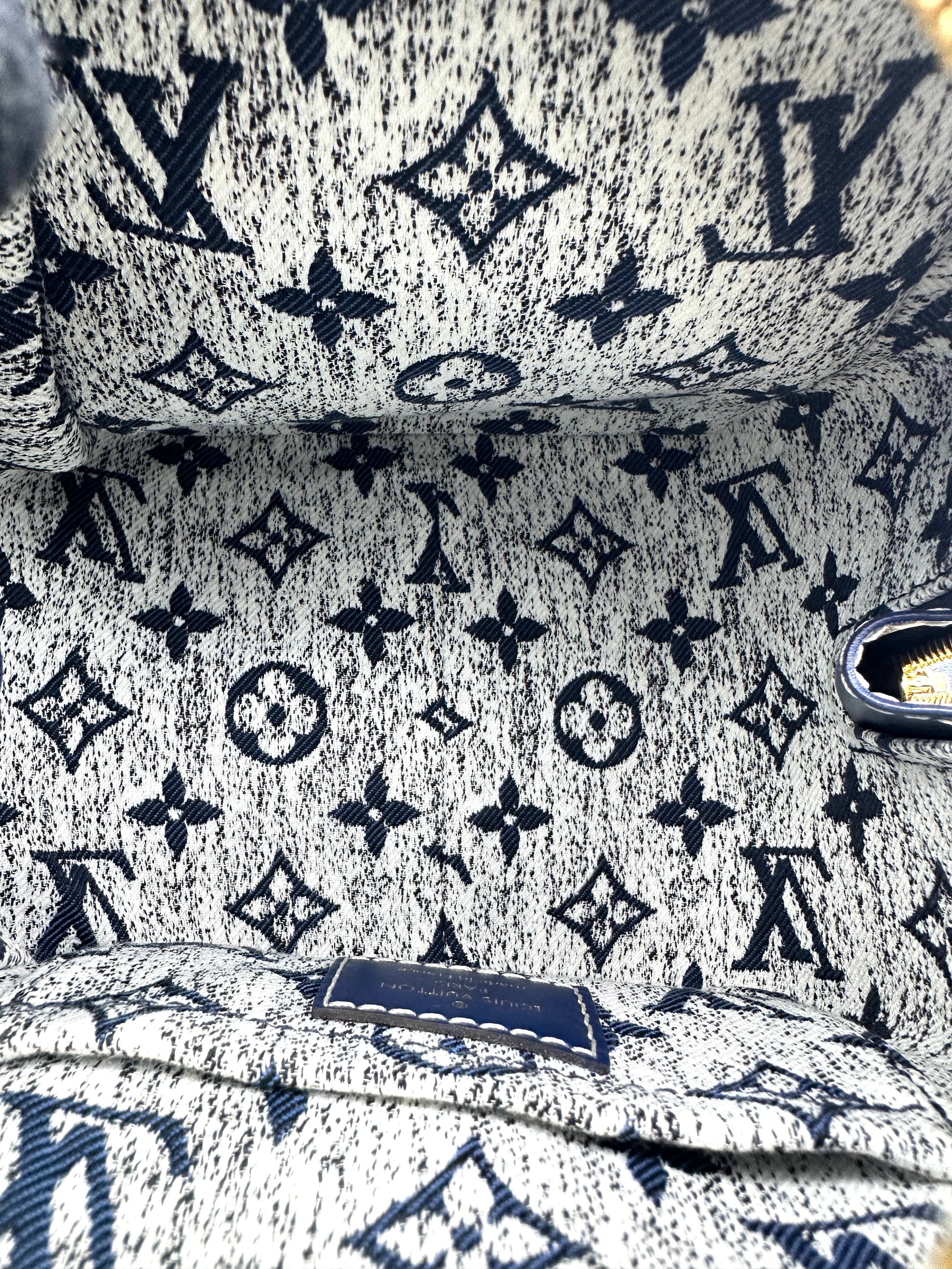 Louis Vuitton Monogram Denim Jacquard Square Bag LV3372