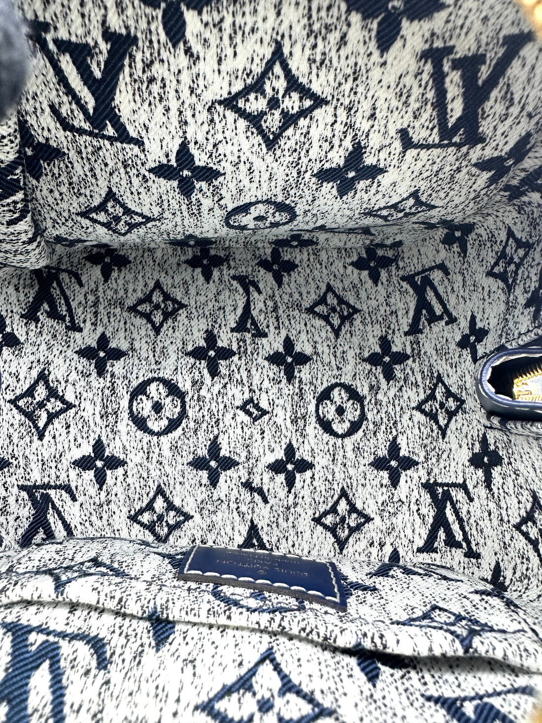 Louis Vuitton Monogram Denim Jacquard Square Bag LV3372
