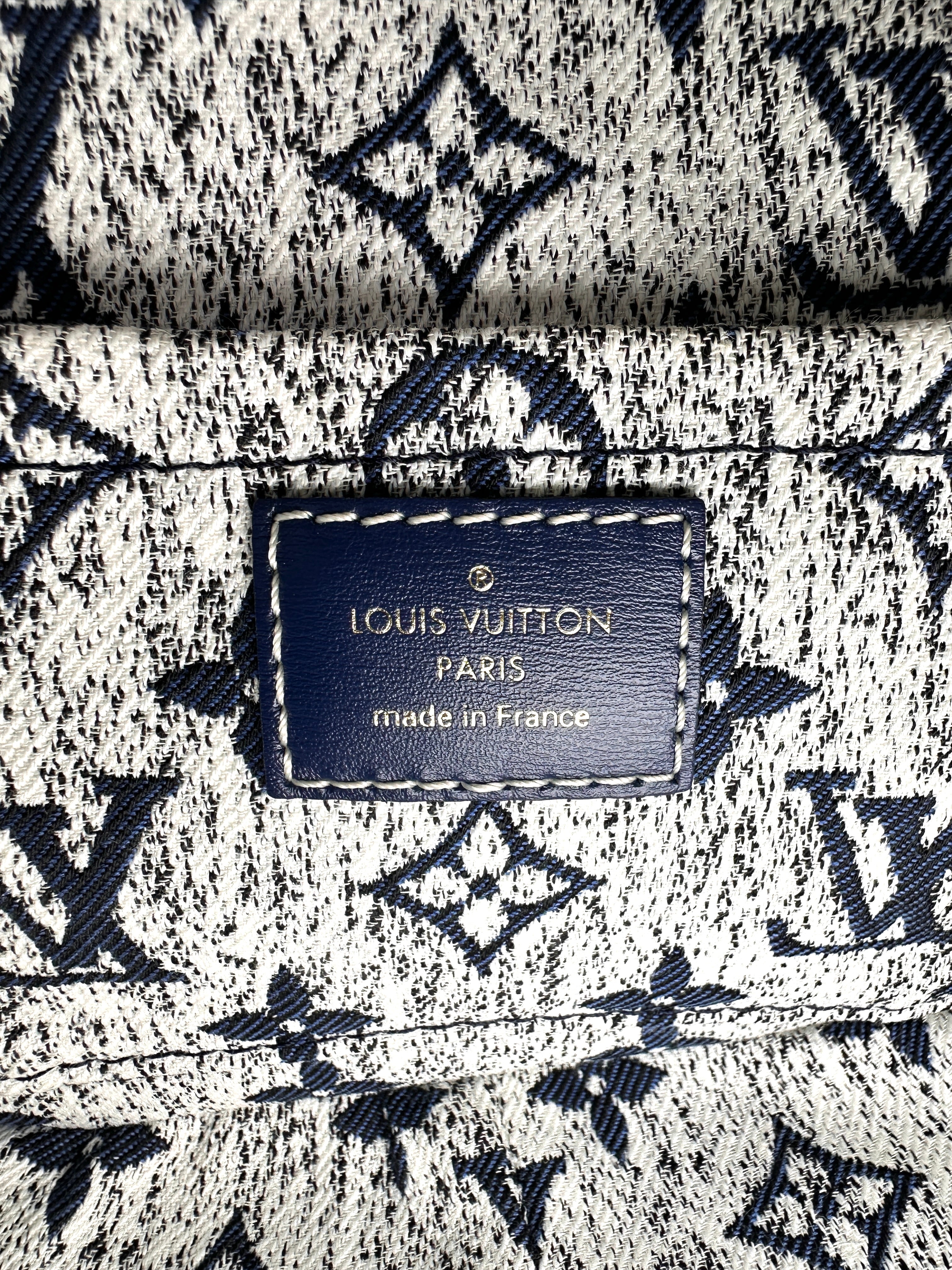 Louis Vuitton Monogram Denim Jacquard Square Bag LV3372