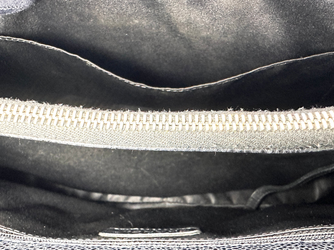 Chanel GST Black Quilted Leather Tote Handle Bag(17***56) CC2592