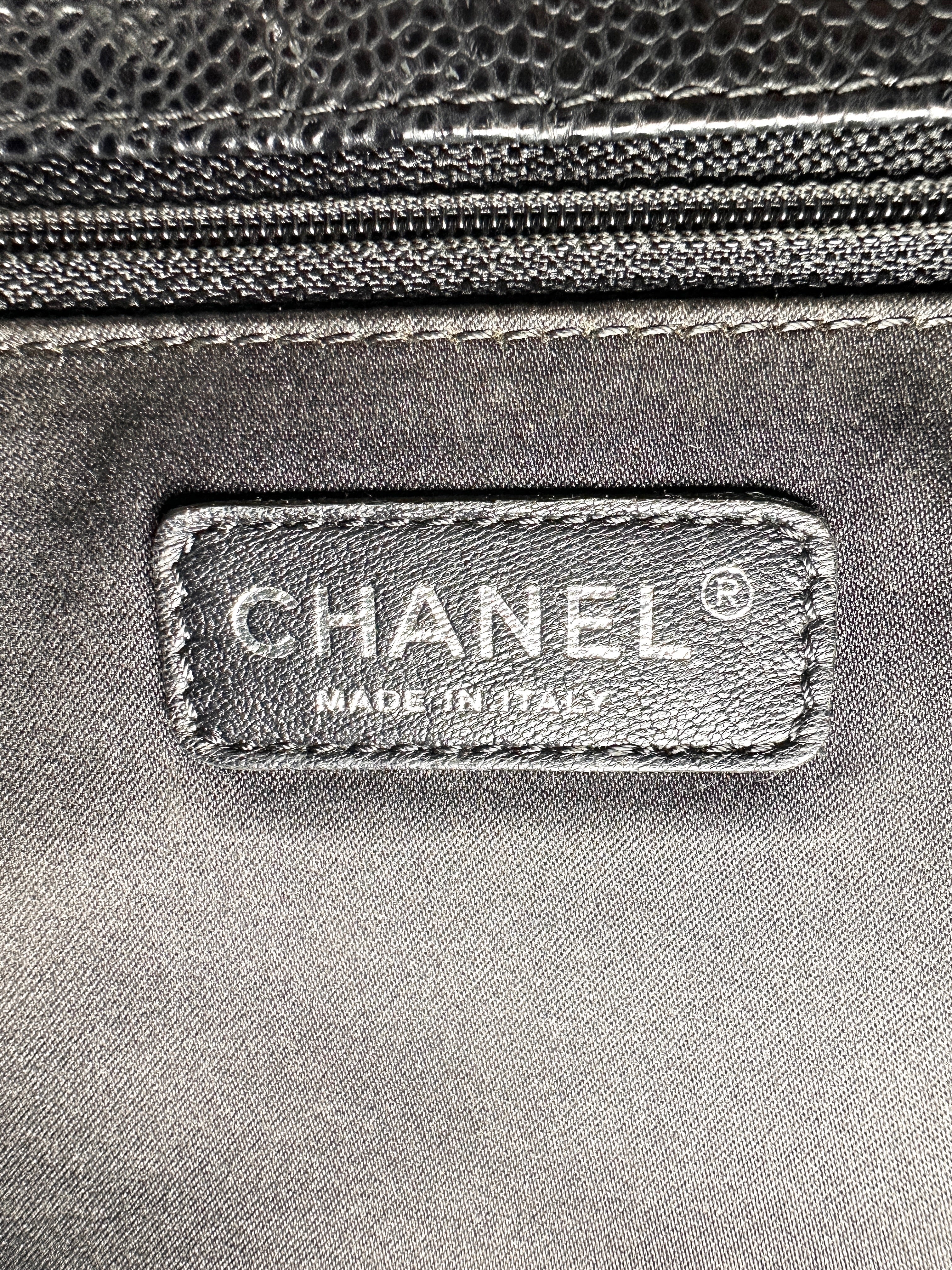 Chanel GST Black Quilted Leather Tote Handle Bag(17***56) CC2592