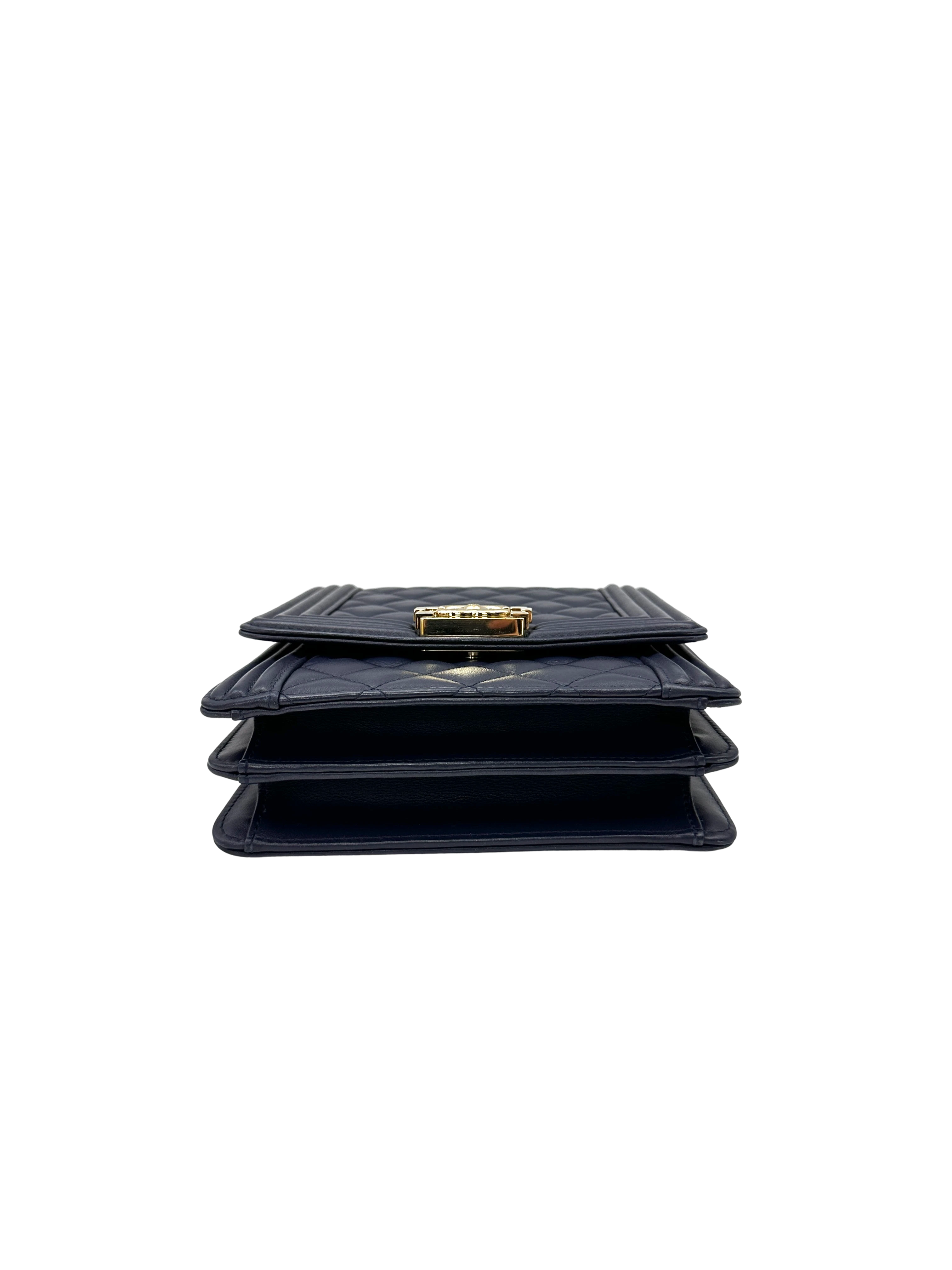 Chanel North South LeBoy Black Quilted Leather Shoulder Bag(27***18) CC2594