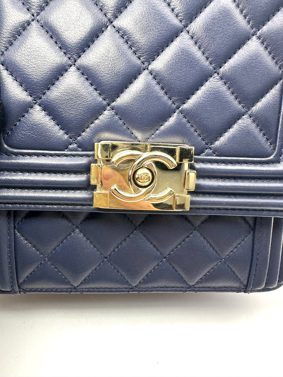 Chanel North South LeBoy Black Quilted Leather Shoulder Bag(27***18) CC2594