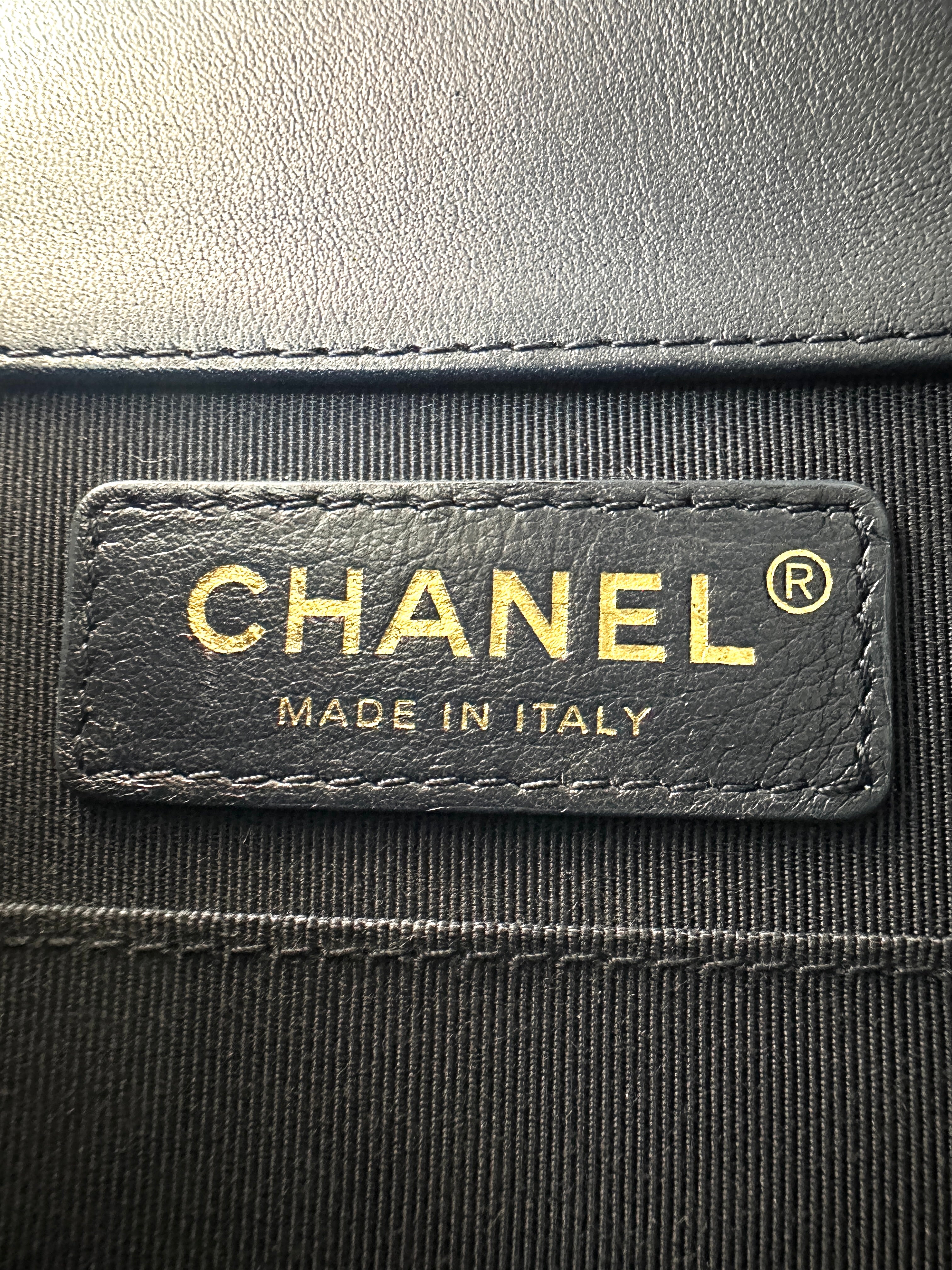 Chanel North South LeBoy Black Quilted Leather Shoulder Bag(27***18) CC2594