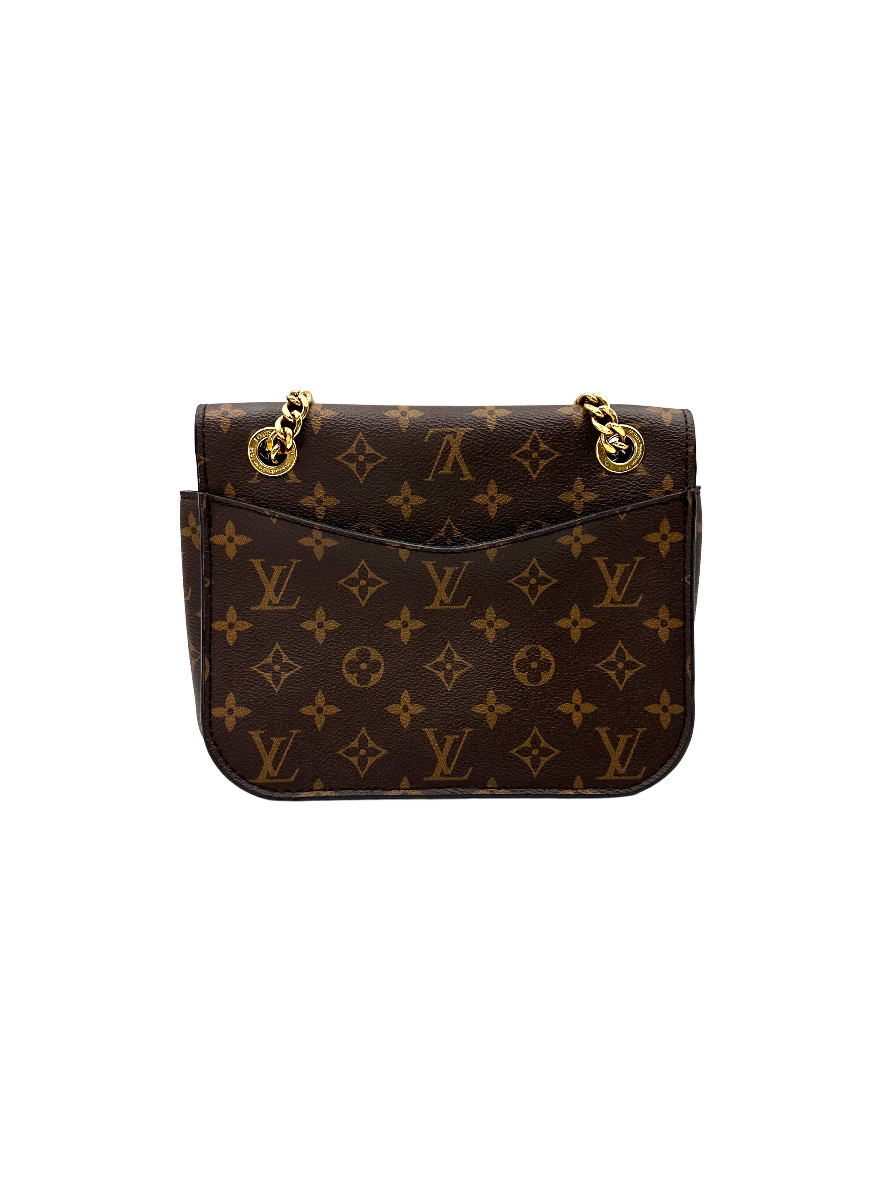 Louis Vuitton Passy Monogram Canvas Chain Shoulder Bag LV3370