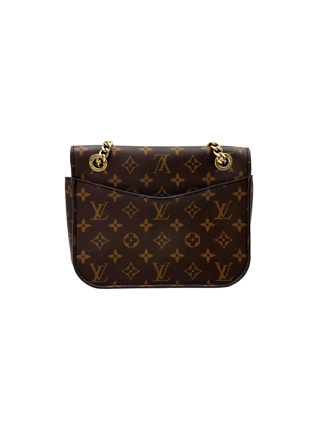 Louis Vuitton Passy Monogram Canvas Chain Shoulder Bag LV3370