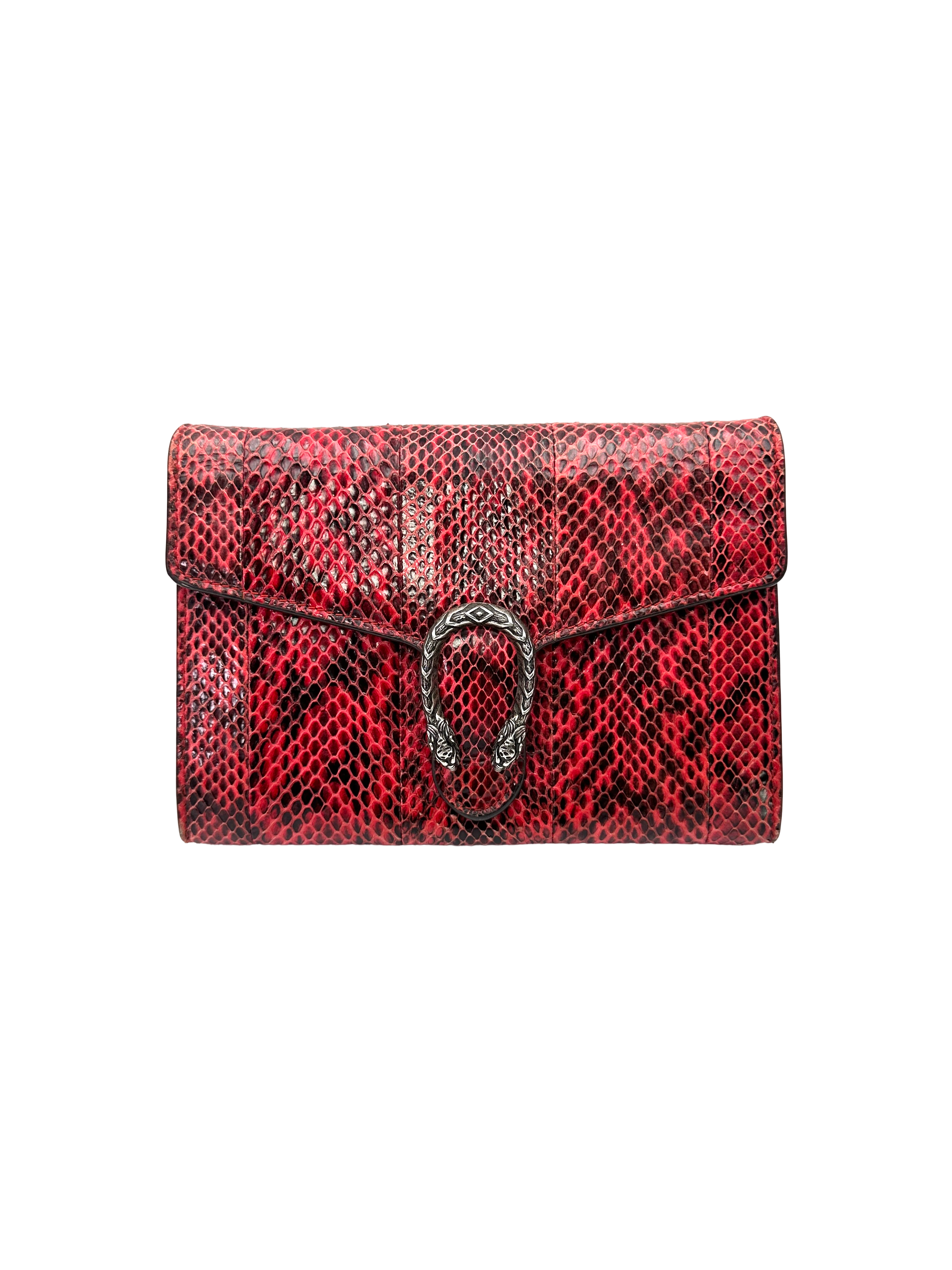 Gucci Dionysus Red Python Leather Mini Shoulder Bag GG1390