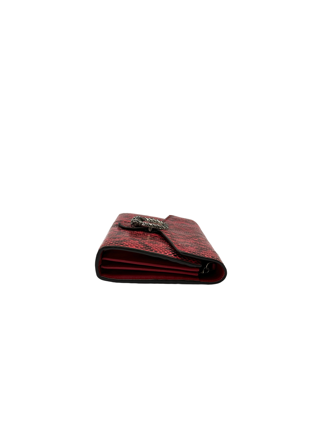 Gucci Dionysus Red Python Leather Mini Shoulder Bag GG1390