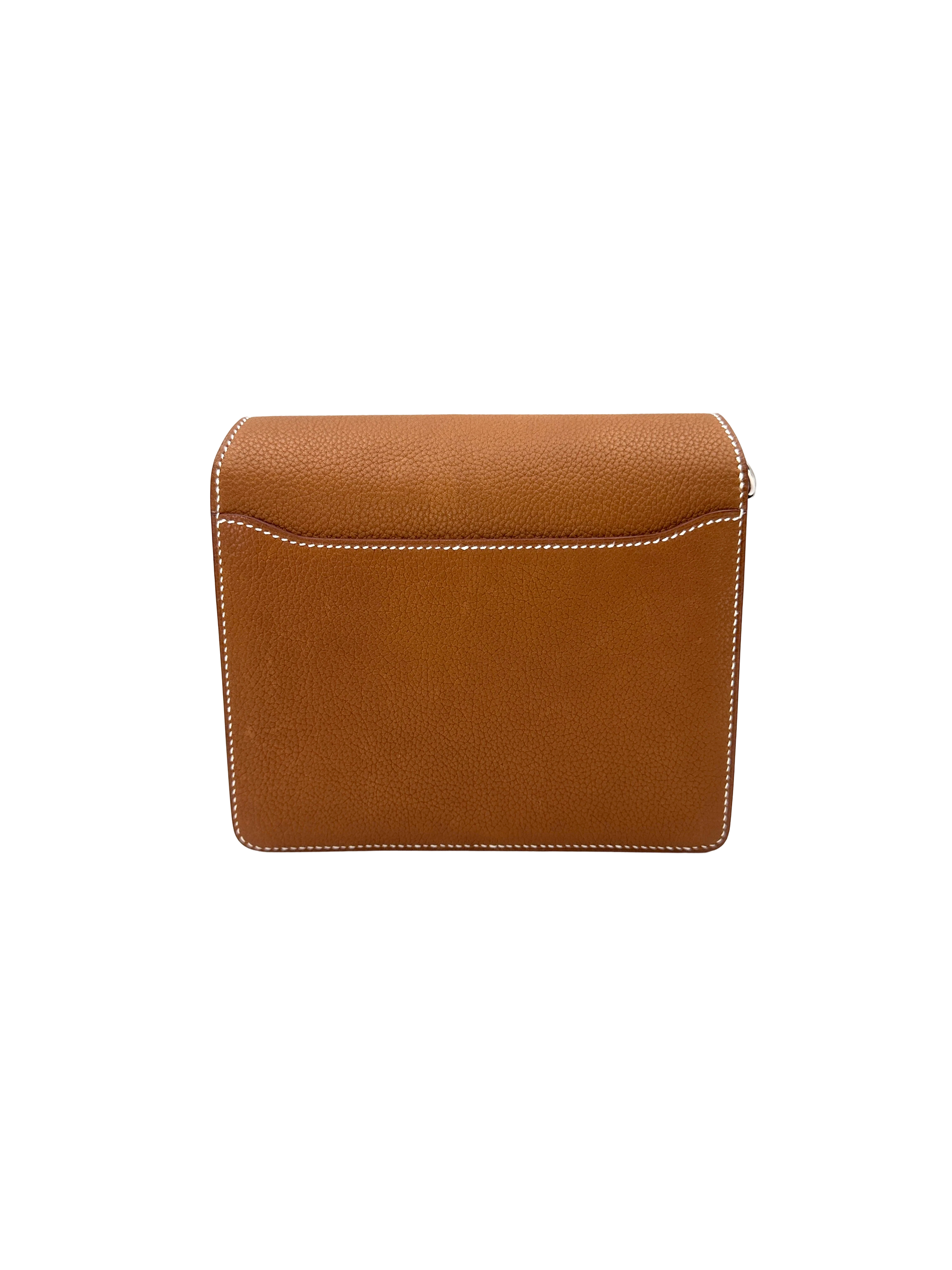 Hermes Roulis Brown Leather Shoulder Bag HR190
