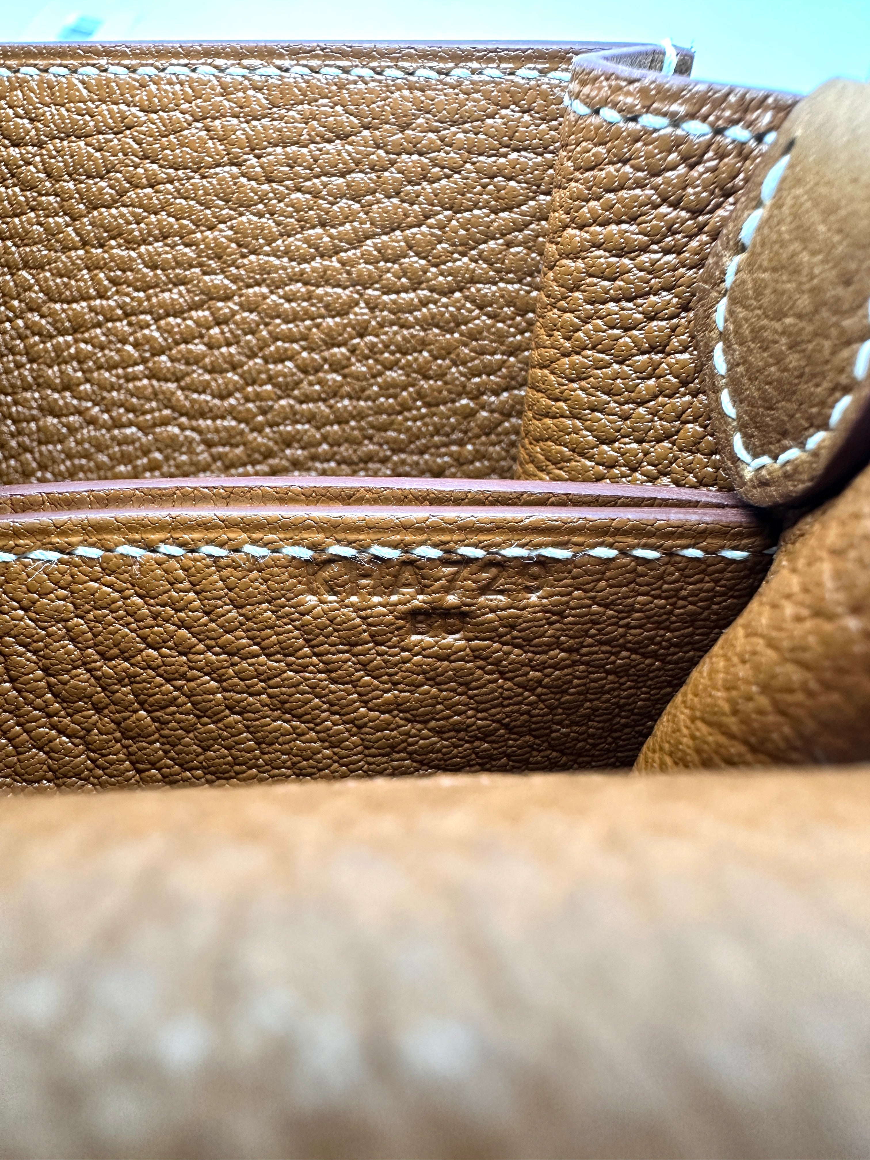 Hermes Roulis Brown Leather Shoulder Bag HR190
