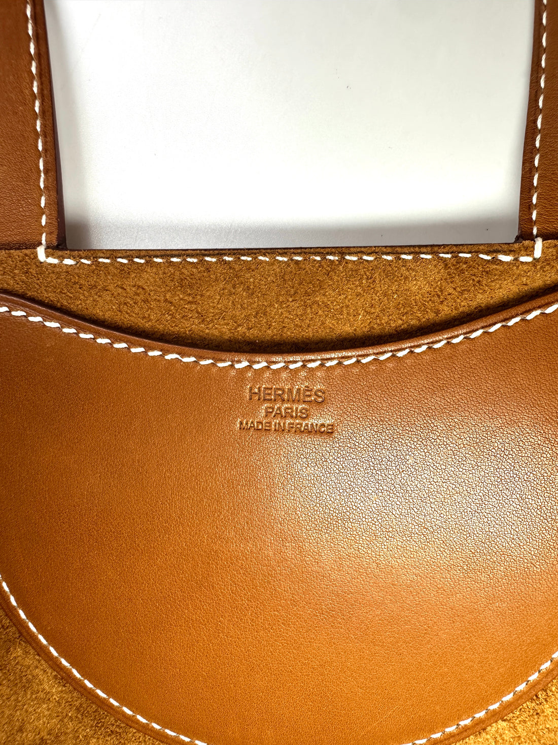 Hermes In The Loop Brown Leather Handle Bag HR191