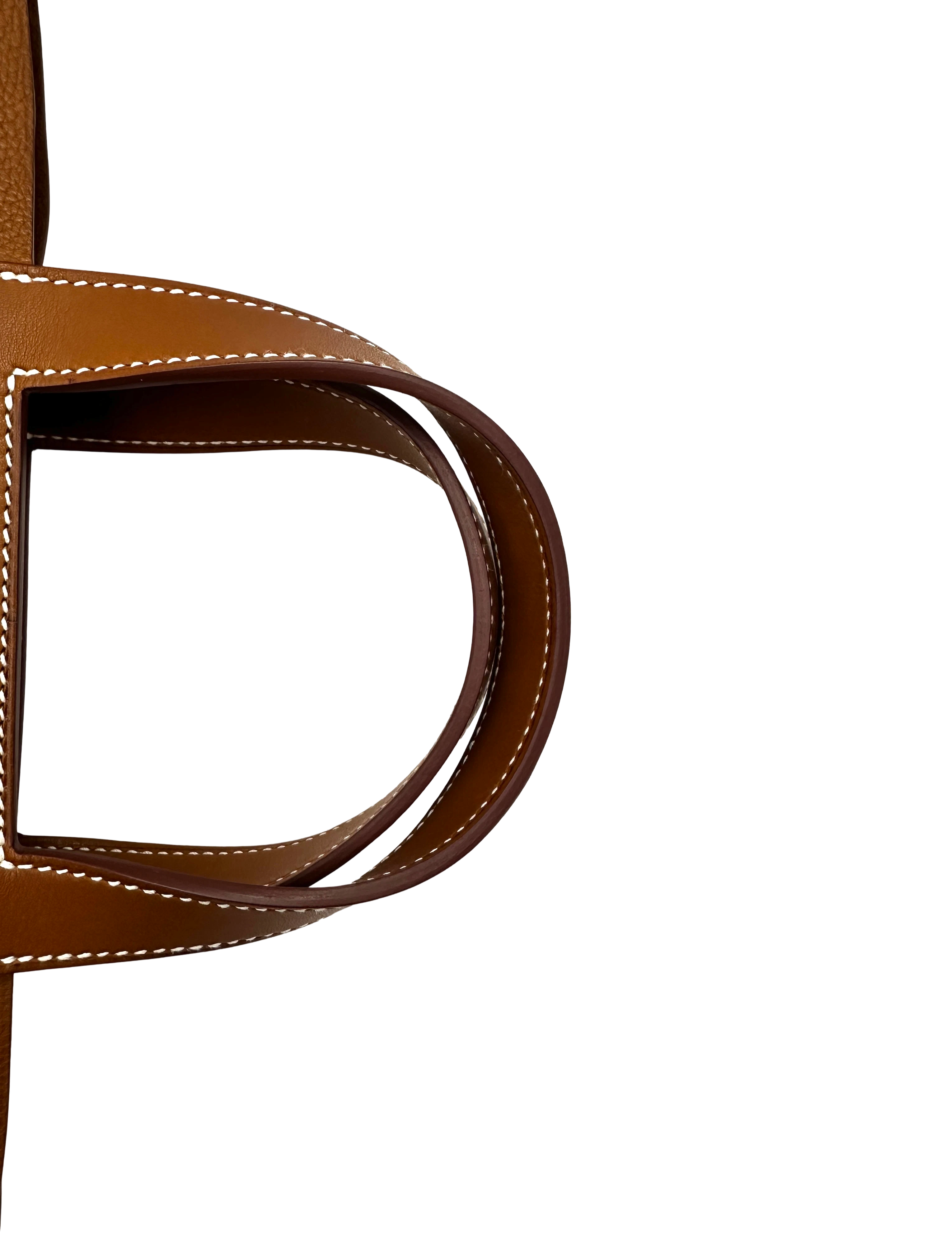 Hermes In The Loop Brown Leather Handle Bag HR191