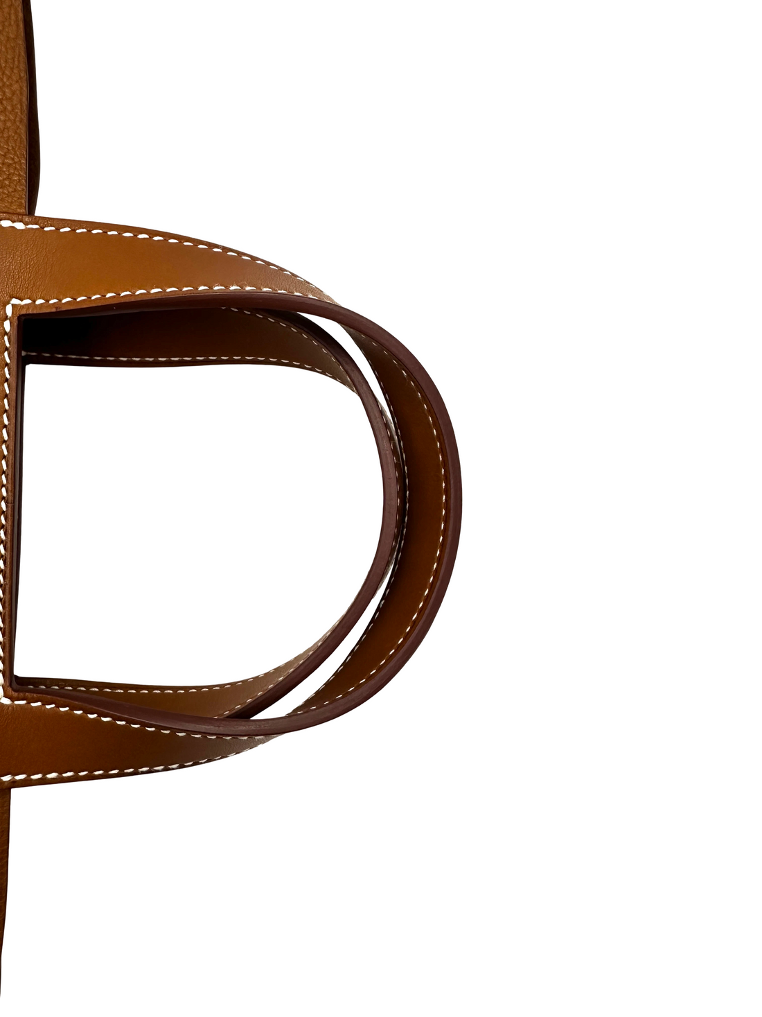 Hermes In The Loop Brown Leather Handle Bag HR191