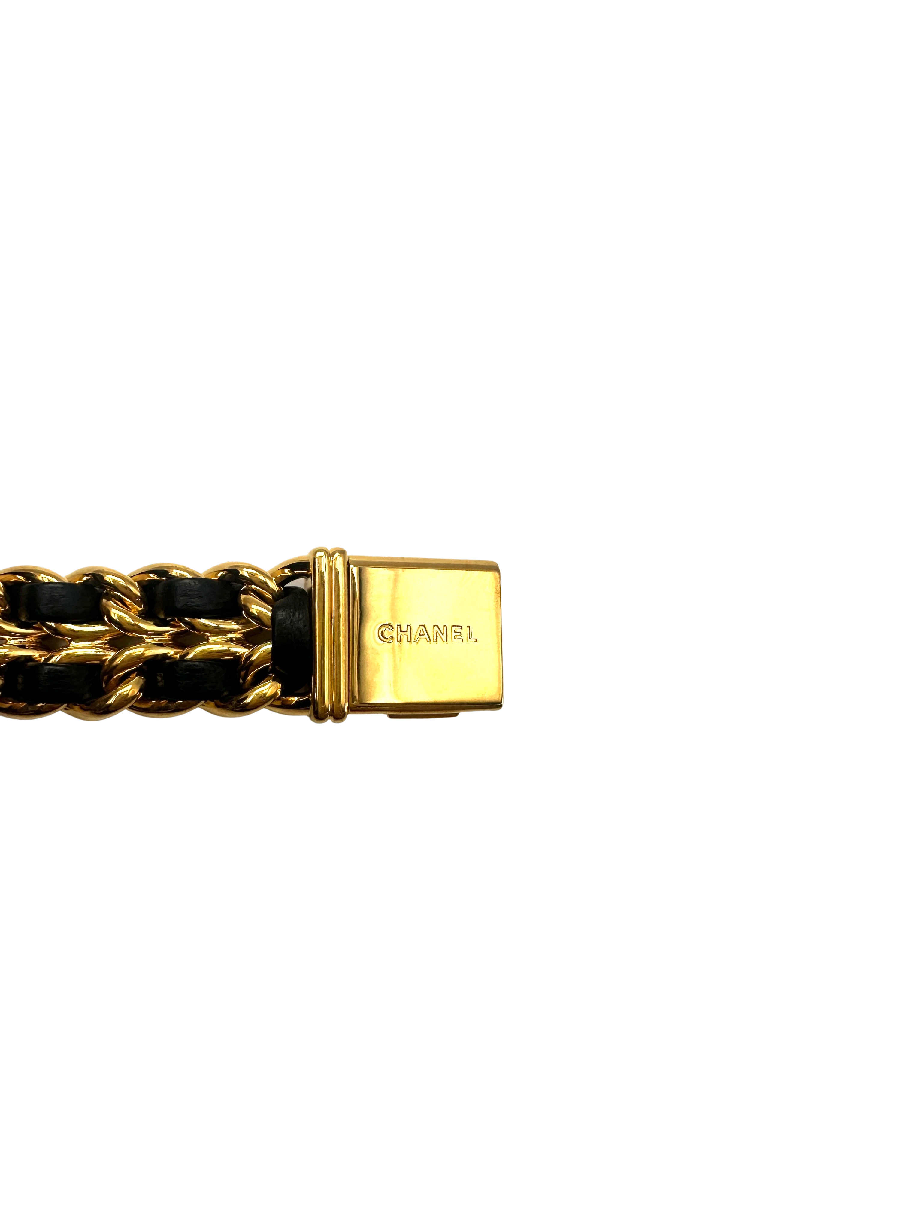 Chanel Premiere Black/Gold Watch CC2598