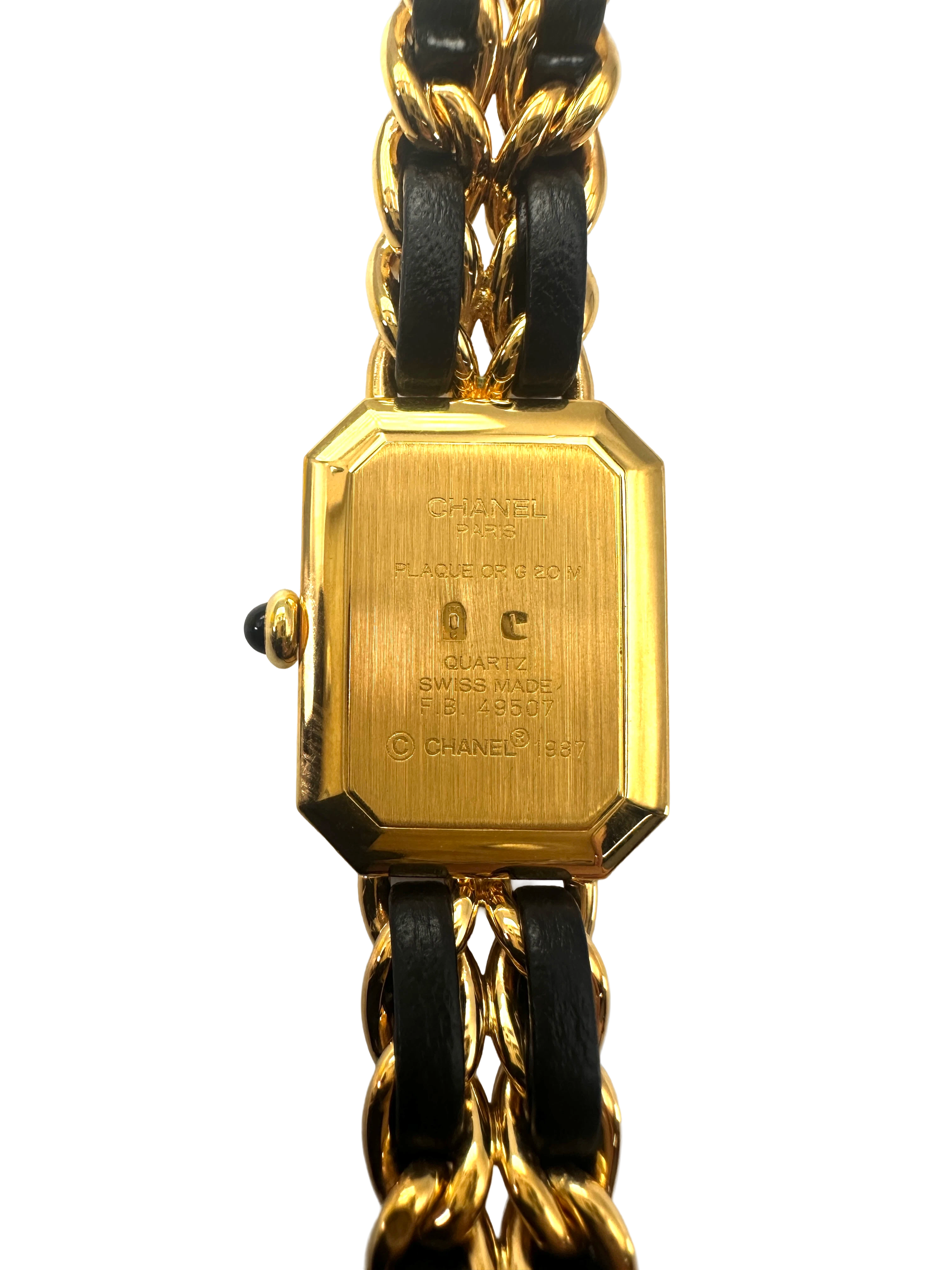Chanel Premiere Black/Gold Watch CC2598