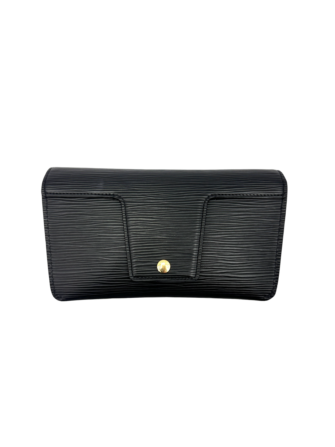 Louis Vuitton Padlock On Strap Black Epi Leather Handle Bag LV3376