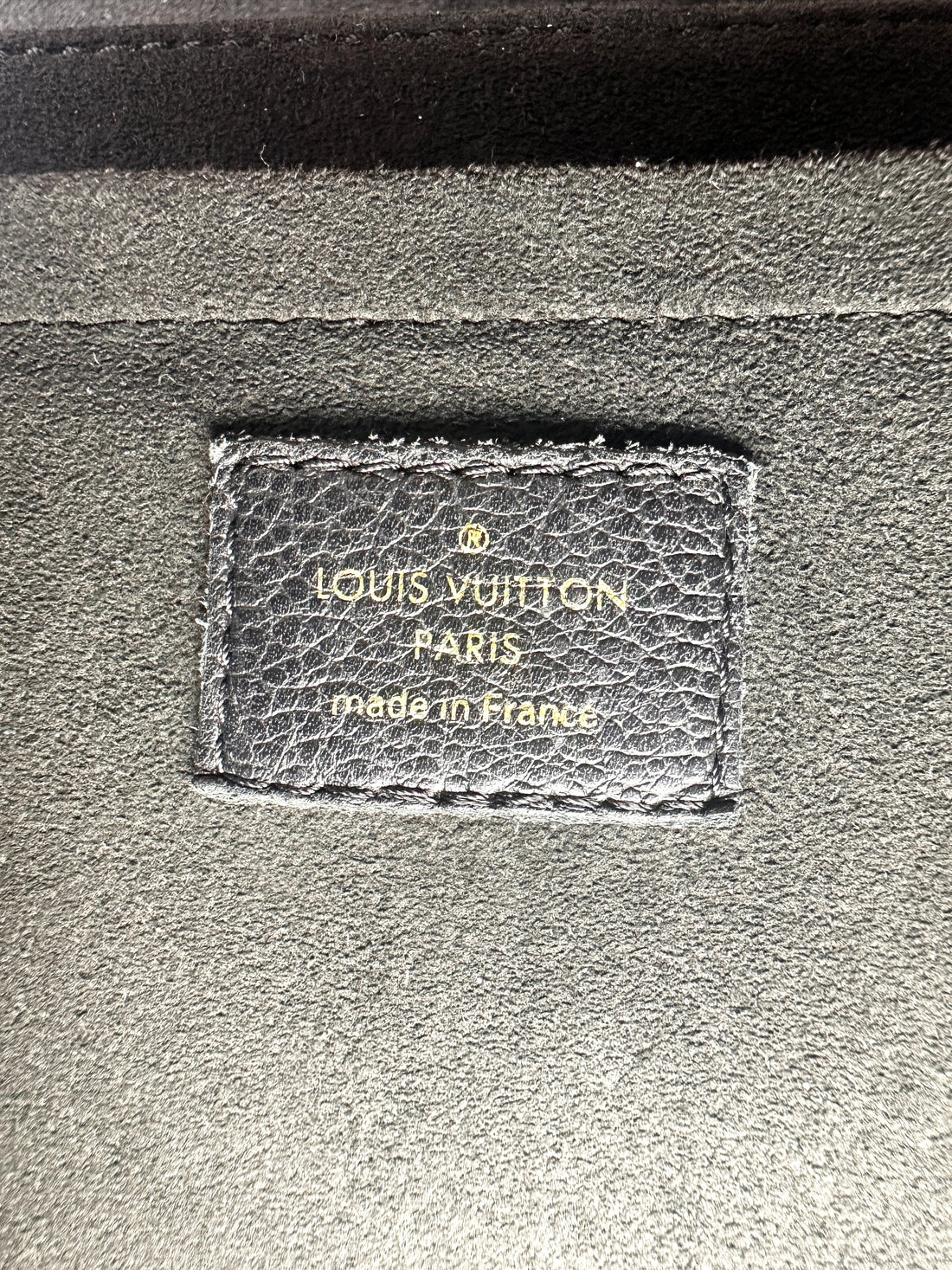 Louis Vuitton Saint Sulpice MM Black Monogram Empreinte Leather Shoulder Bag LV3375