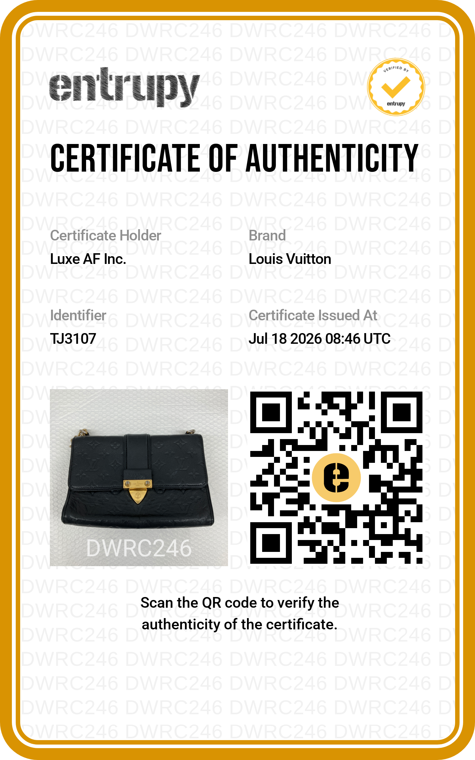 Louis Vuitton Saint Sulpice MM Black Monogram Empreinte Leather Shoulder Bag LV3375