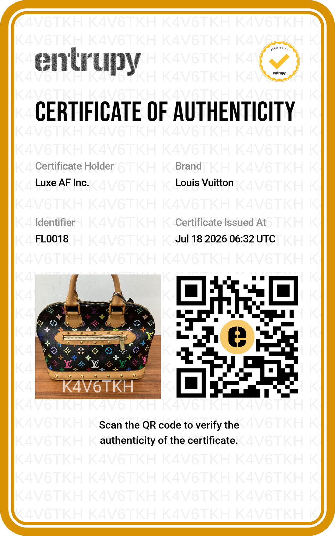 Louis Vuitton Alma Black Monogram Canvas Handle Bag LV3404