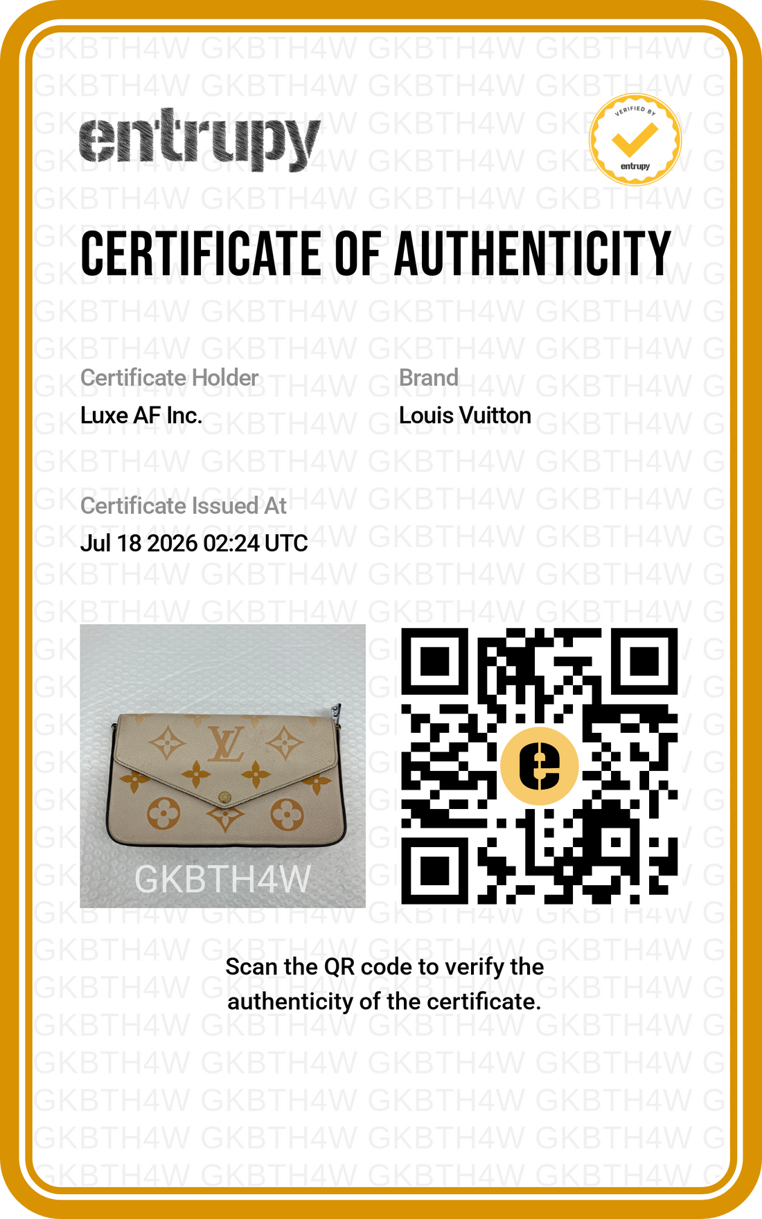 Louis Vuitton White/Yellow Bicolor Leather Pochette Felicie IRIS282