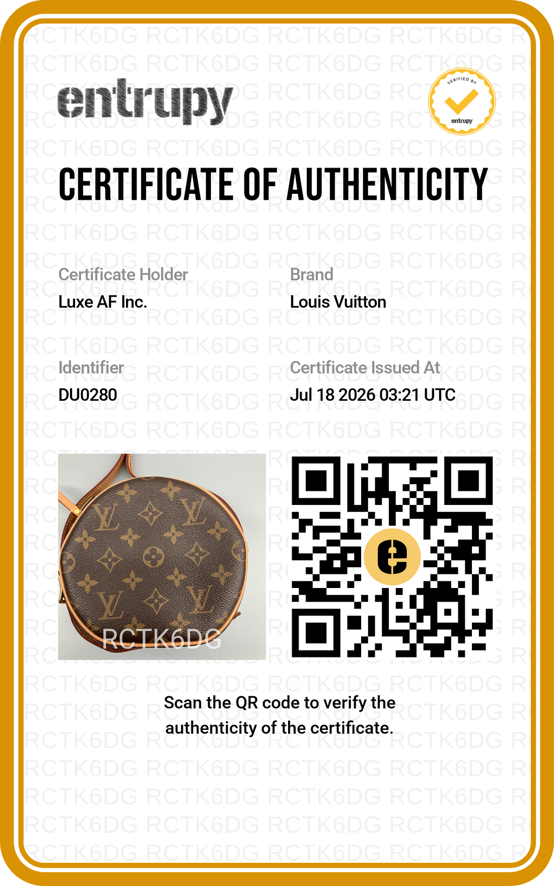 Louis Vuitton Monogram Canvas Boite Chapeau Souple Round Bag LV3371