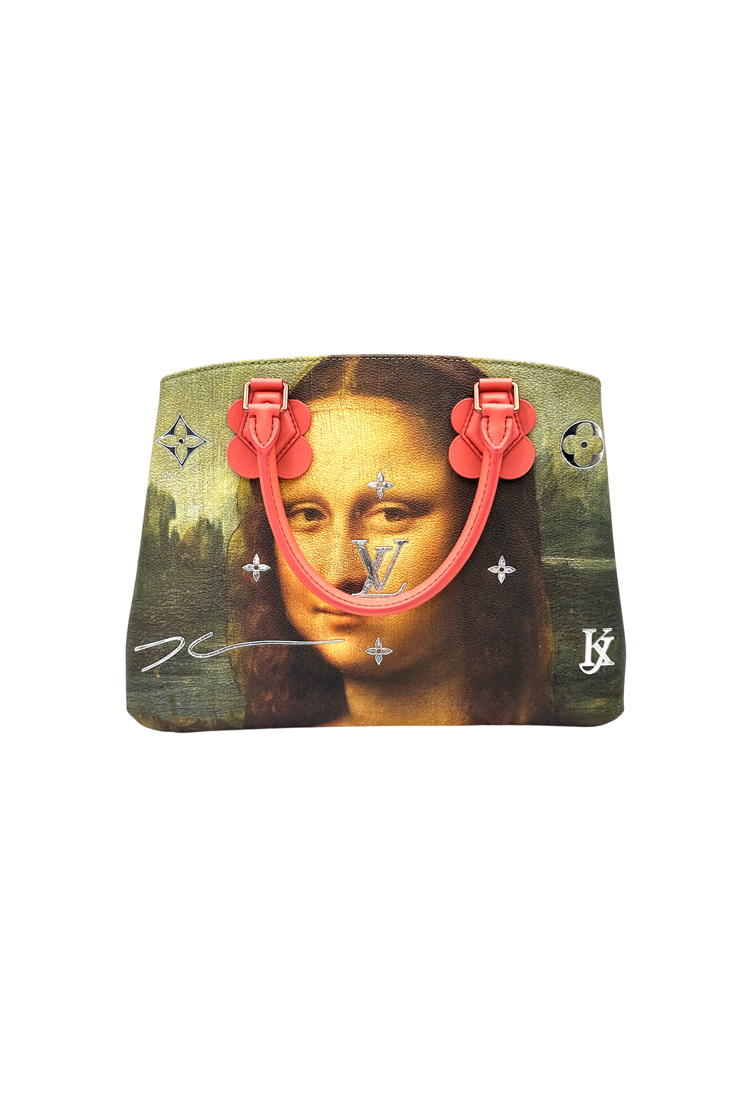 Louis Vuitton x Jeff Koons Masters Collection Da Vinci Mona Lisa Montaigne MM Bag LV3380