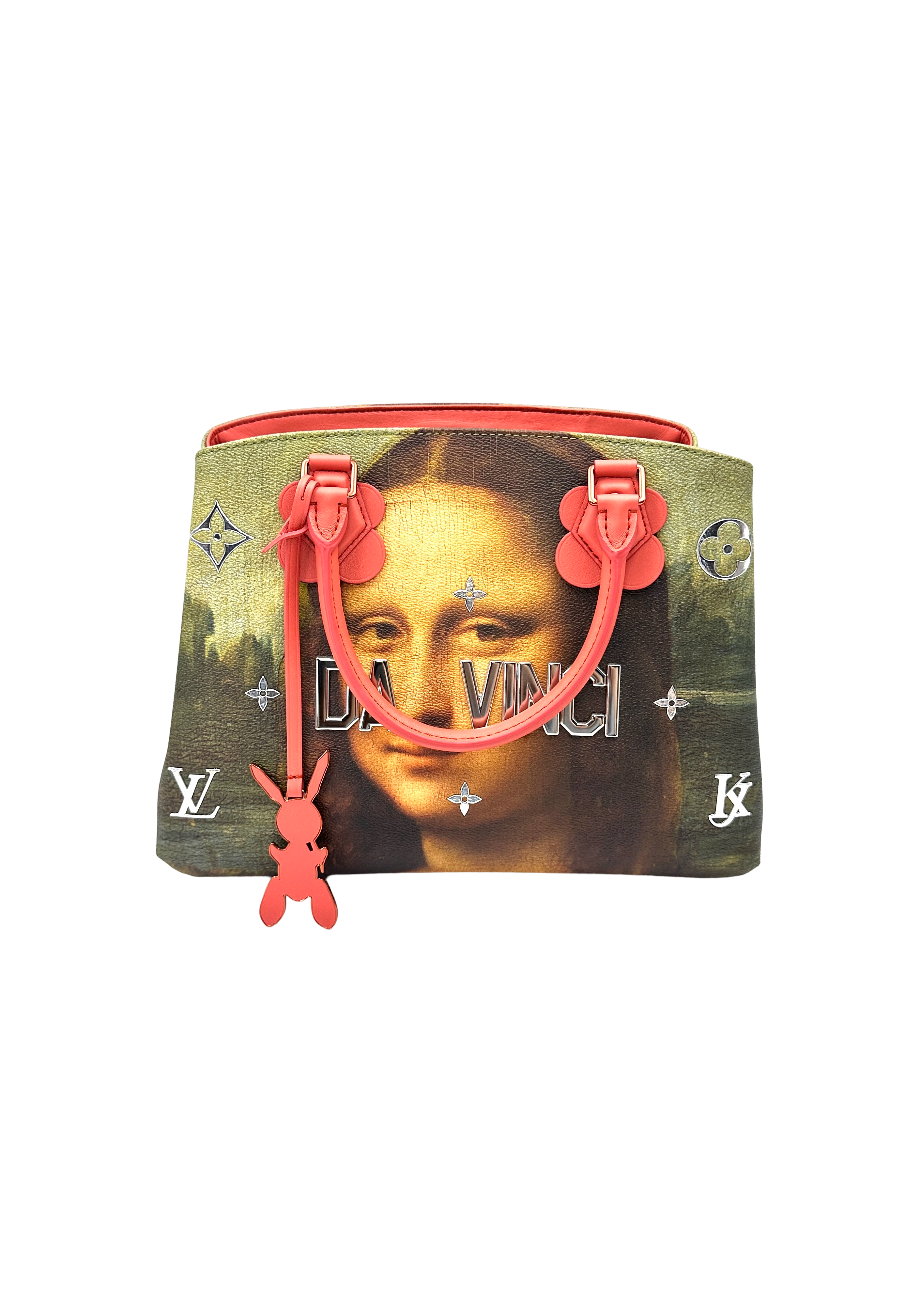 Louis Vuitton x Jeff Koons Masters Collection Da Vinci Mona Lisa Montaigne MM Bag LV3380