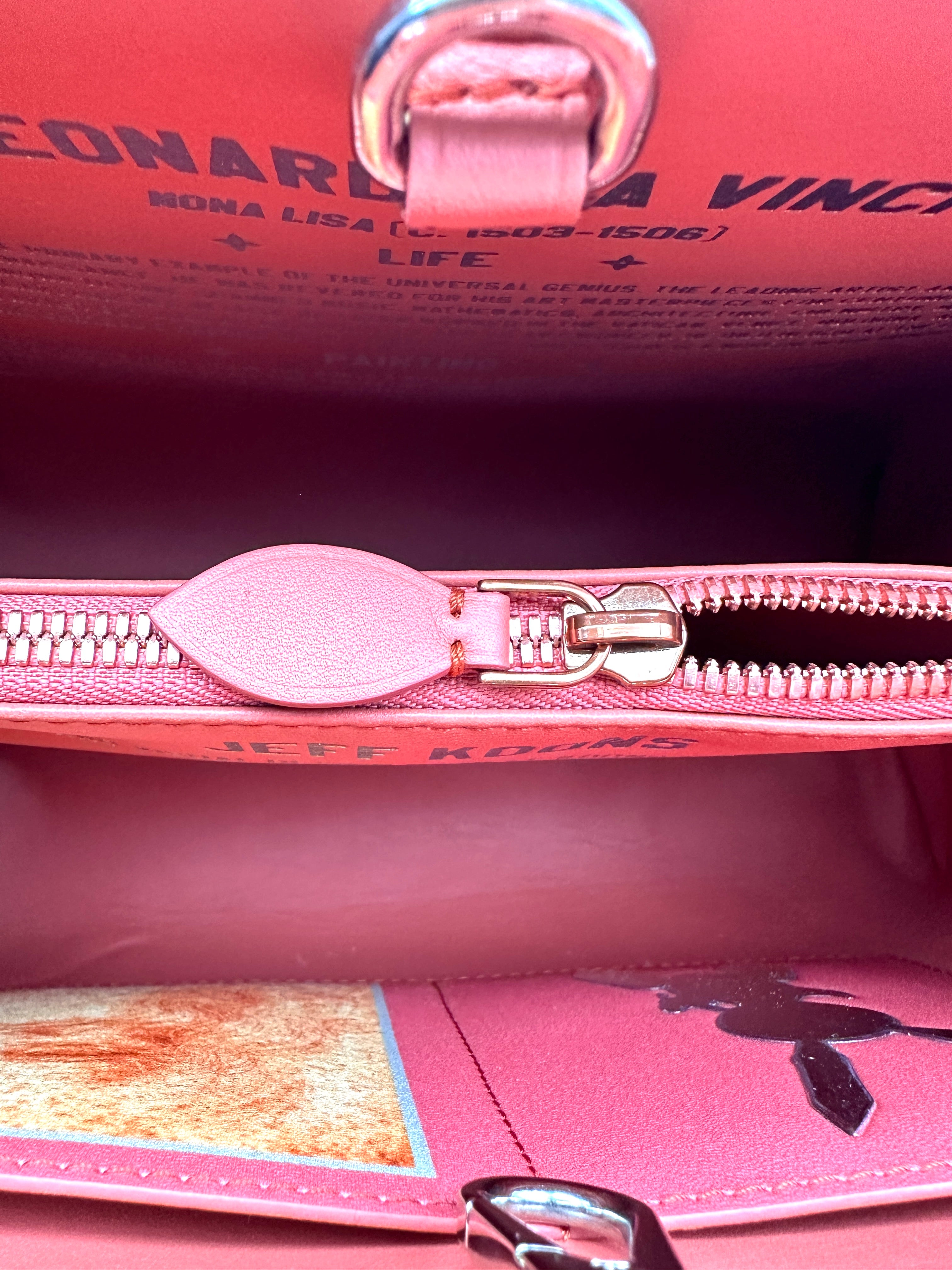 Louis Vuitton x Jeff Koons Masters Collection Da Vinci Mona Lisa Montaigne MM Bag LV3380