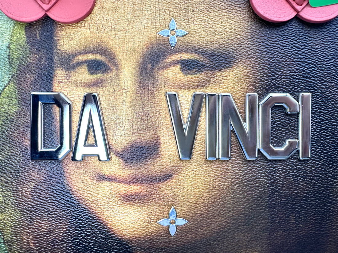 Louis Vuitton x Jeff Koons Masters Collection Da Vinci Mona Lisa Montaigne MM Bag LV3380