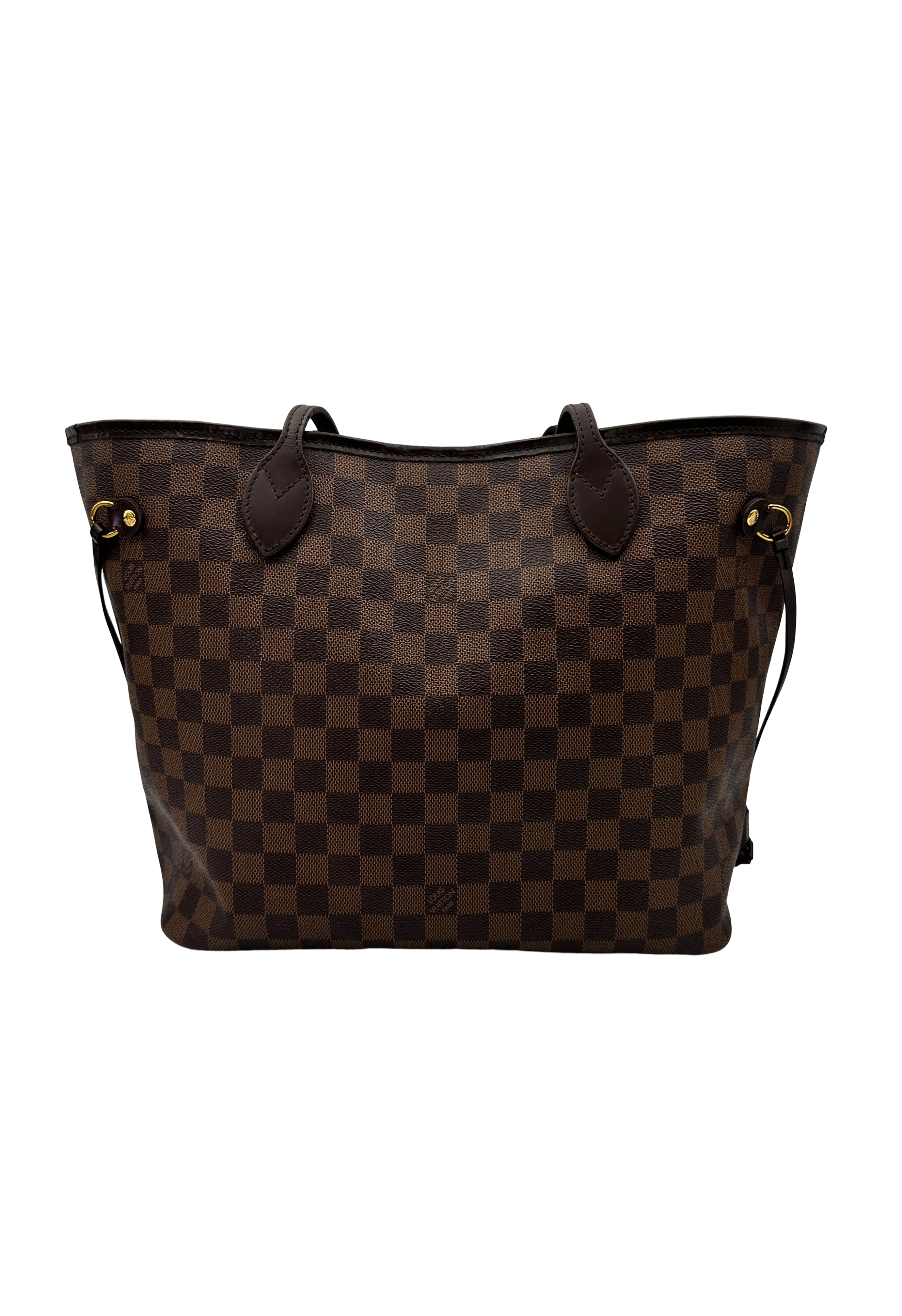 Louis Vuitton Neverfull Damier Ebene Handle Bag IRIS279