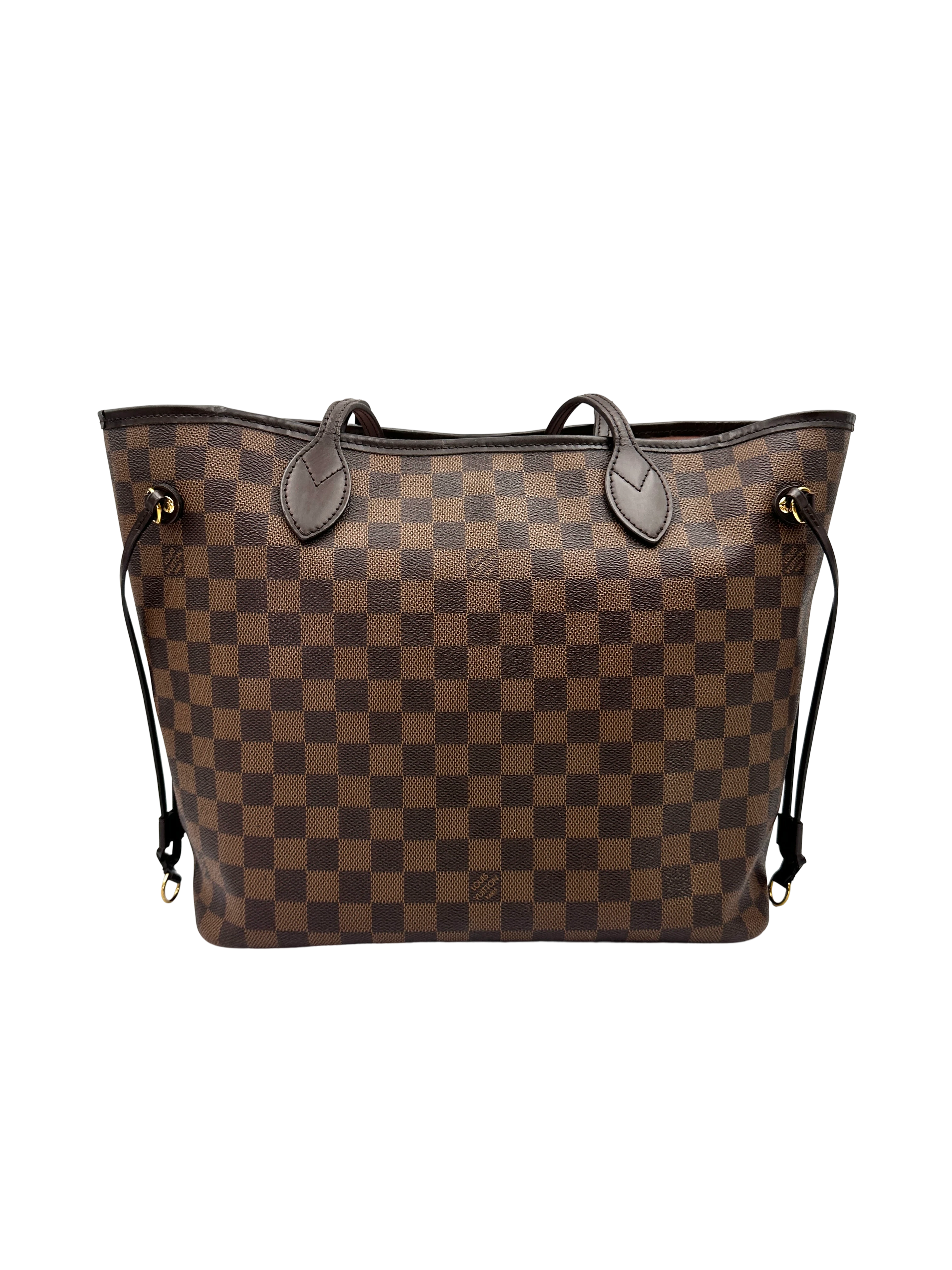 Louis Vuitton Neverfull Damier Ebene Handle Bag IRIS279